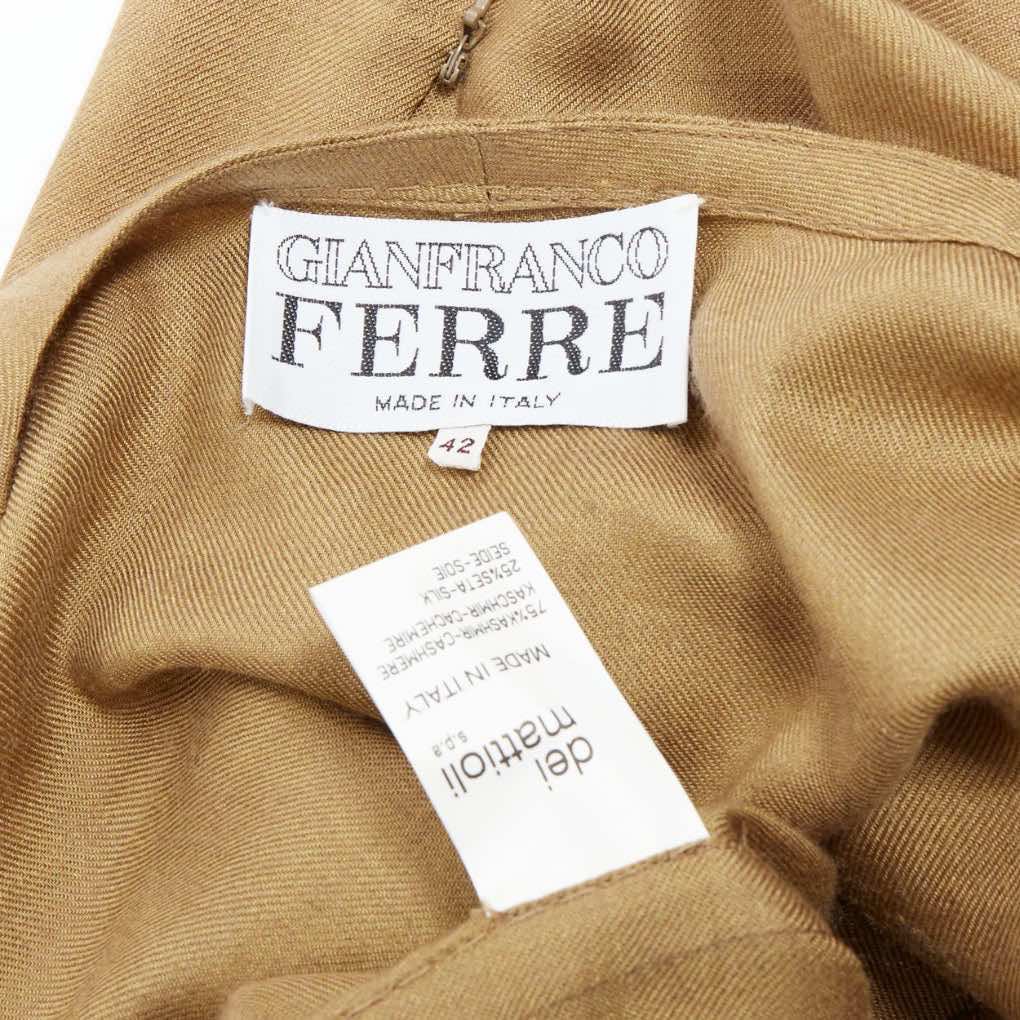 Gianfranco Ferre Cashmere Silk Tunic - Image 10