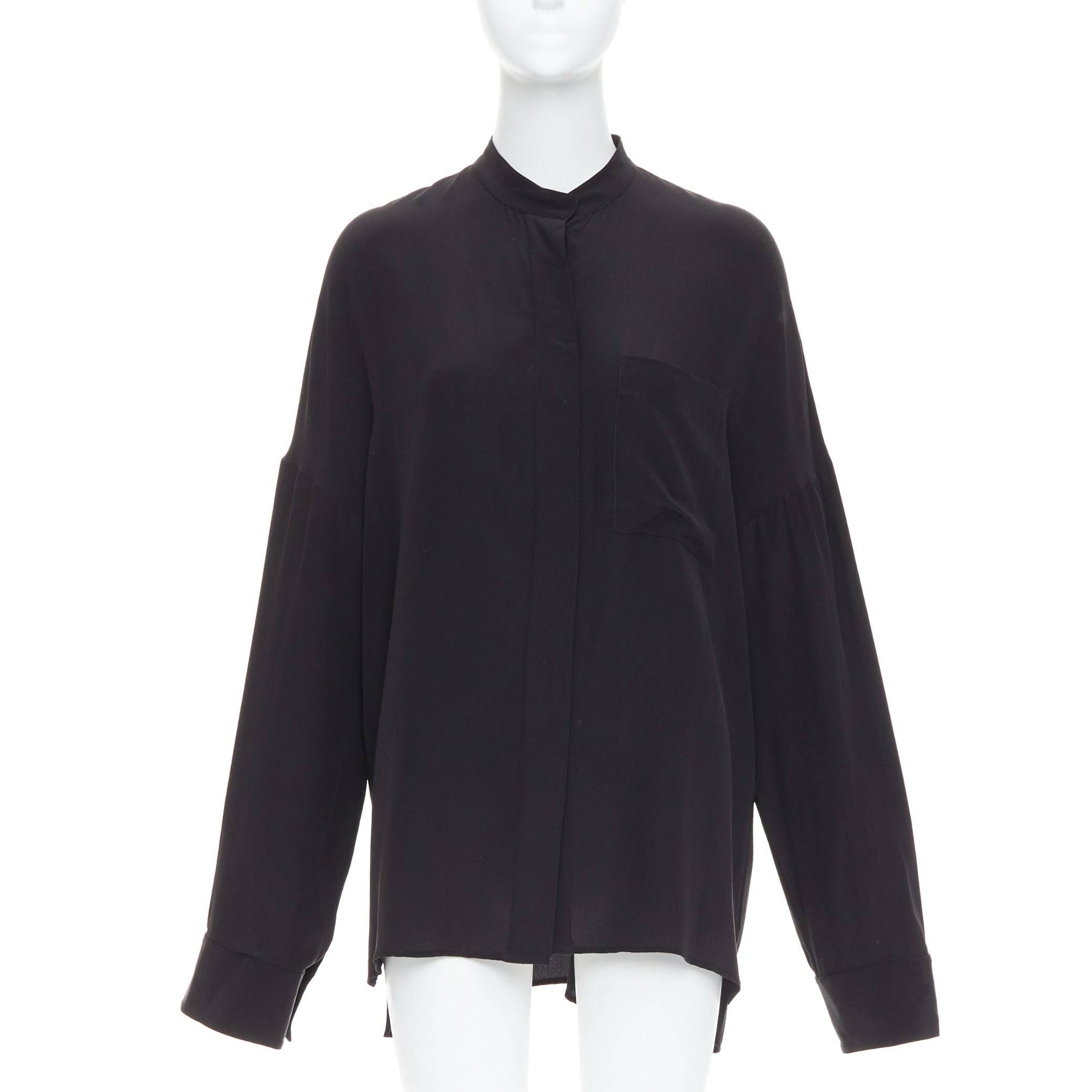 Haider Ackermann Silk Oversized Shirt