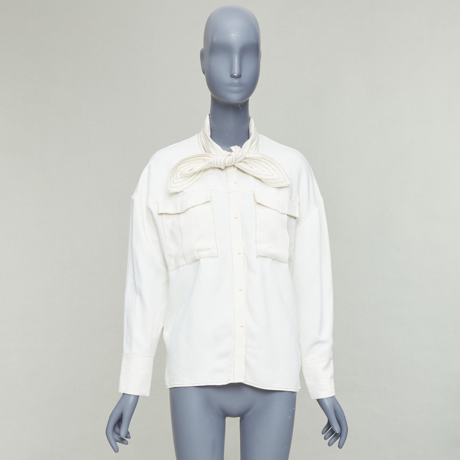 C/meo Bow Tie Pocket Shirt - Image 11