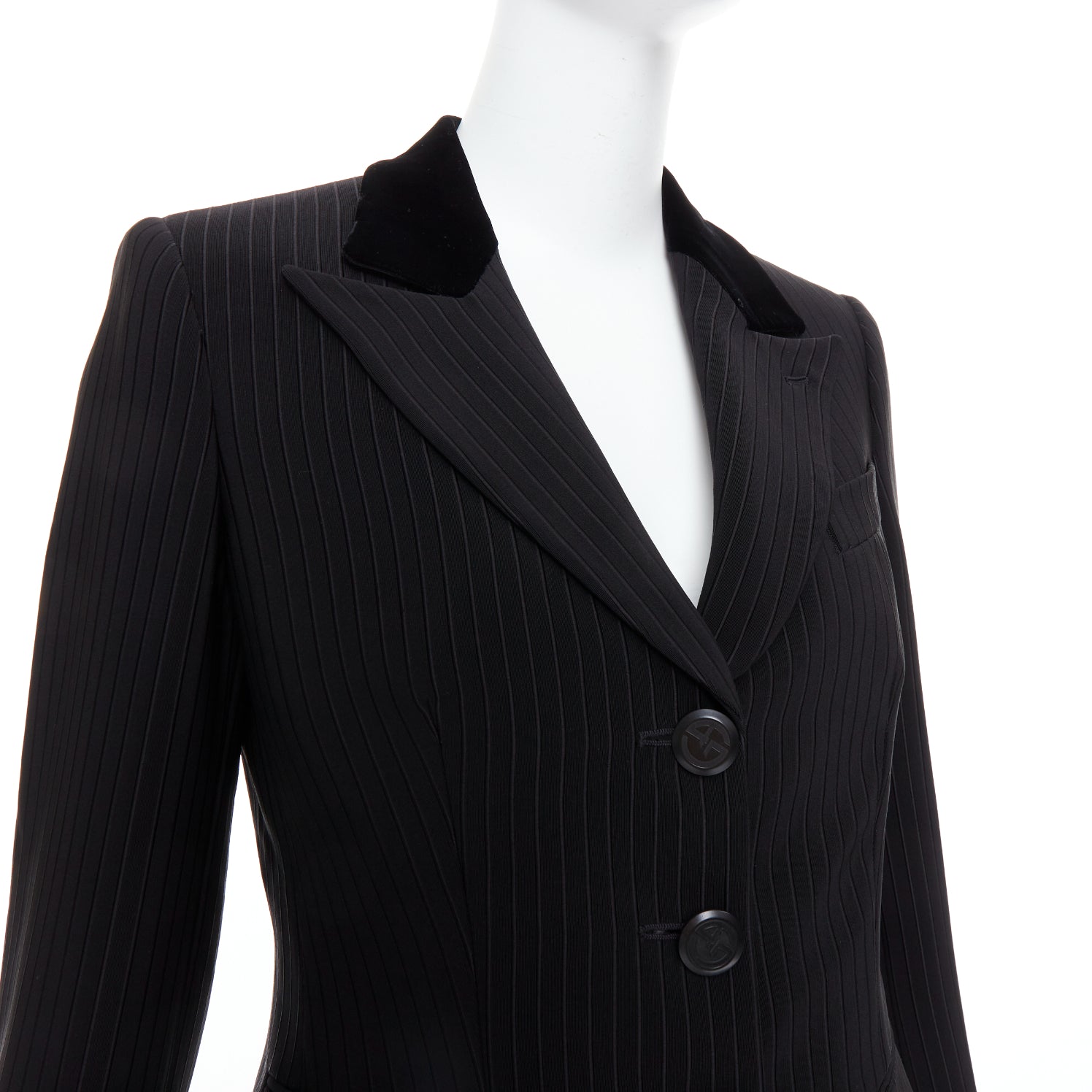 Giorgio Armani Peak Lapel Blazer - Back view