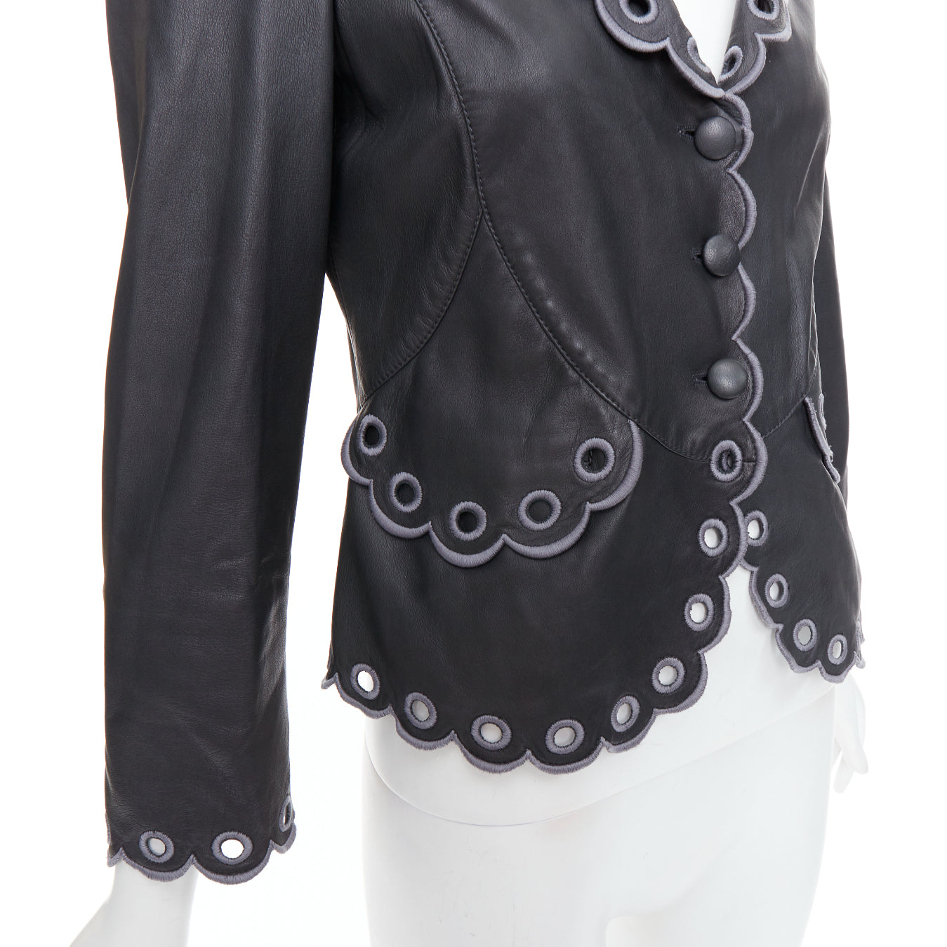 Emporio Armani Layered Lapel Blazer - Image 10