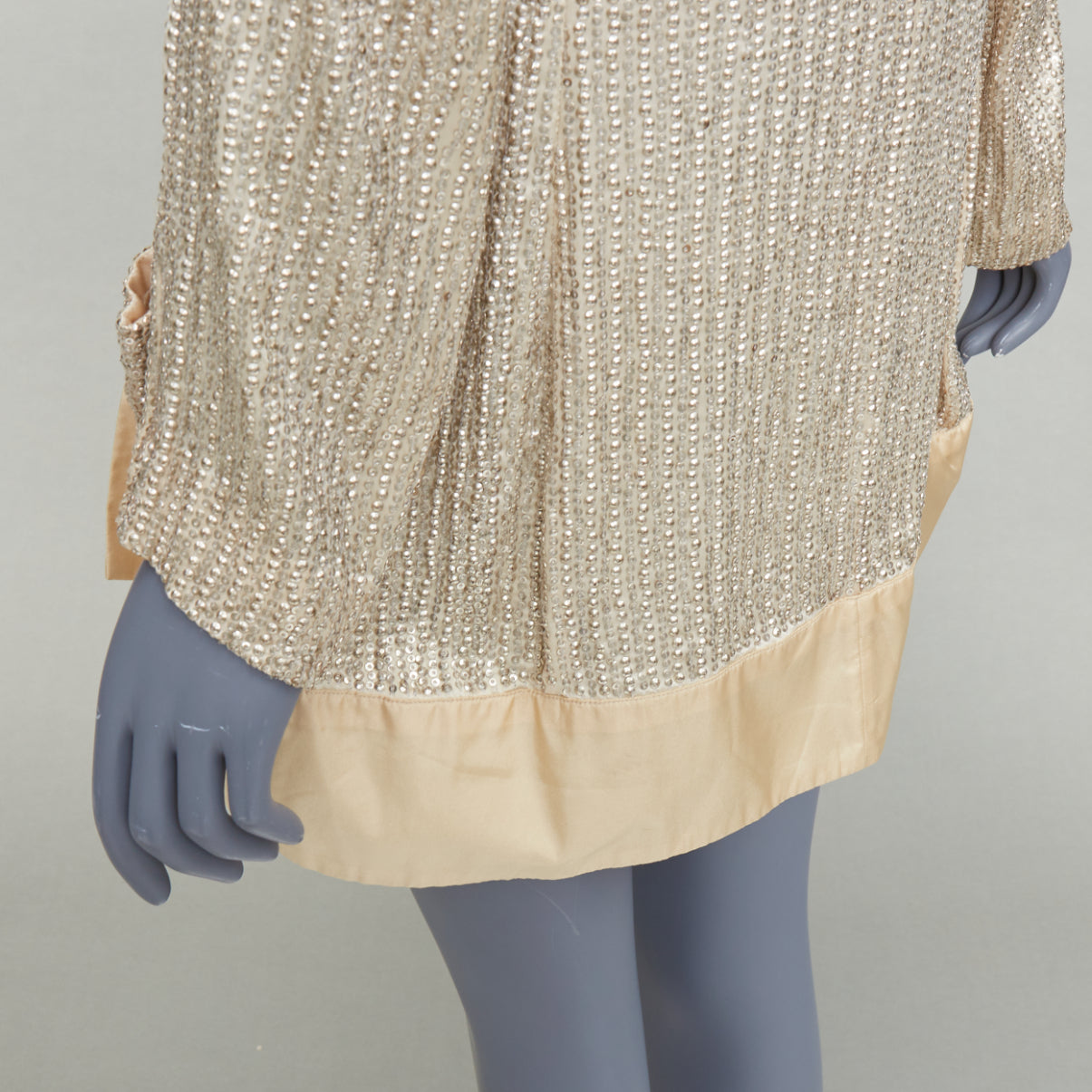 Balenciaga Cream Sequin Jacket - Detail 2