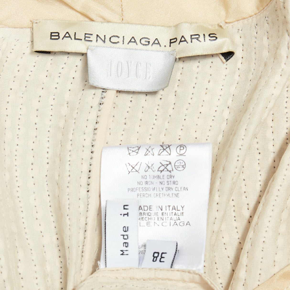 Balenciaga Cream Sequin Jacket - Image 10