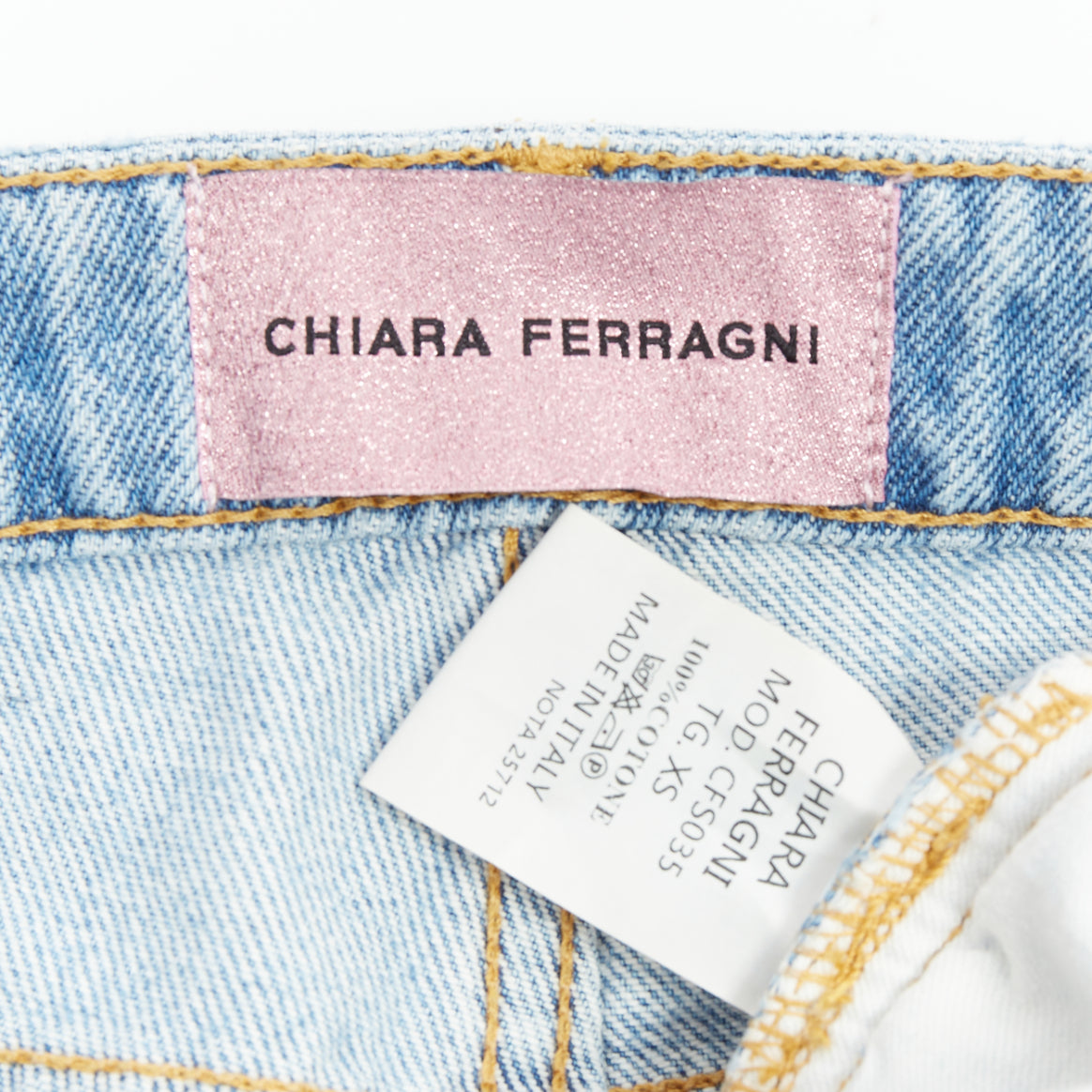 Chiara Ferragni Crystal Fringe Shorts - Image 10