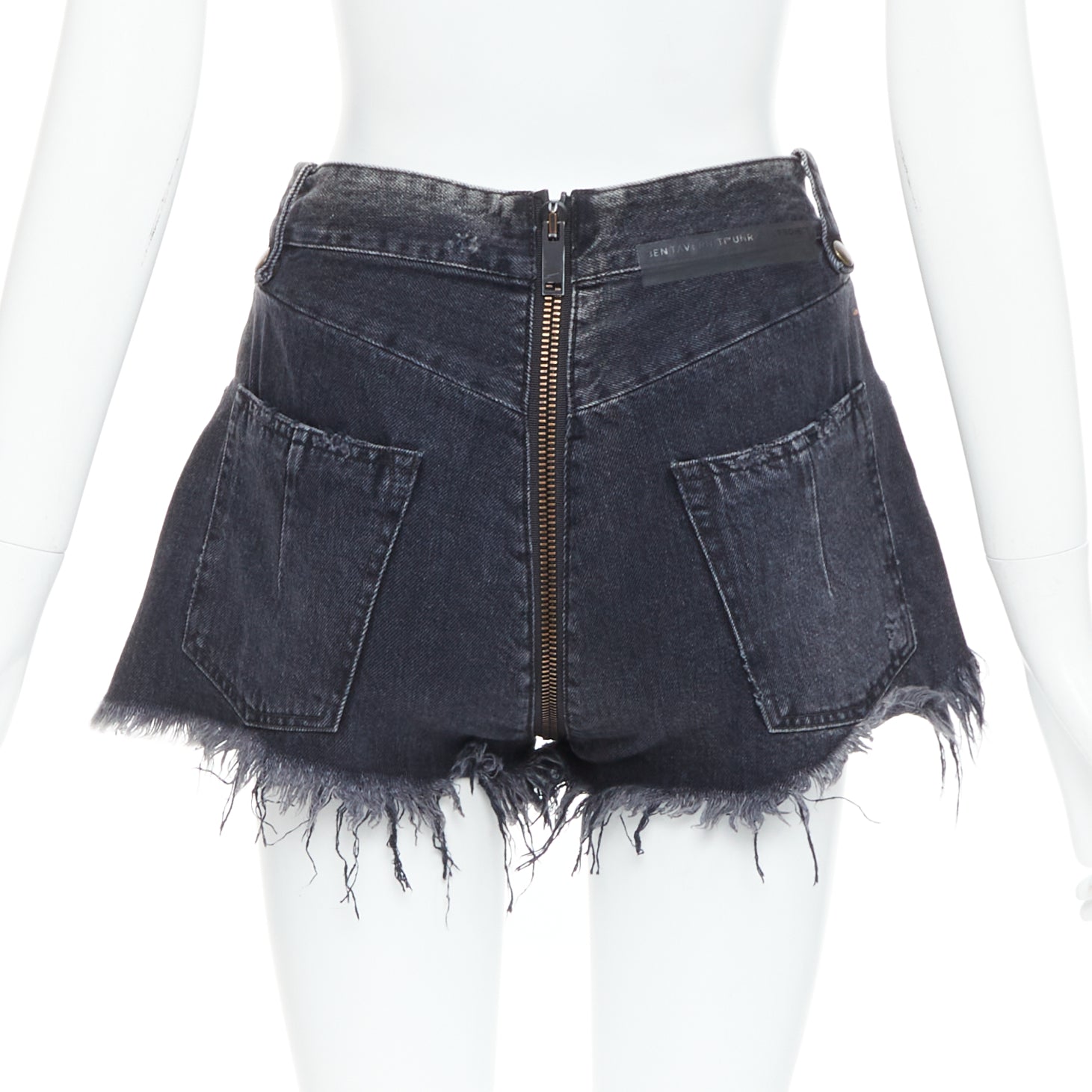 Unravel Project Ziparound Shorts - Side view