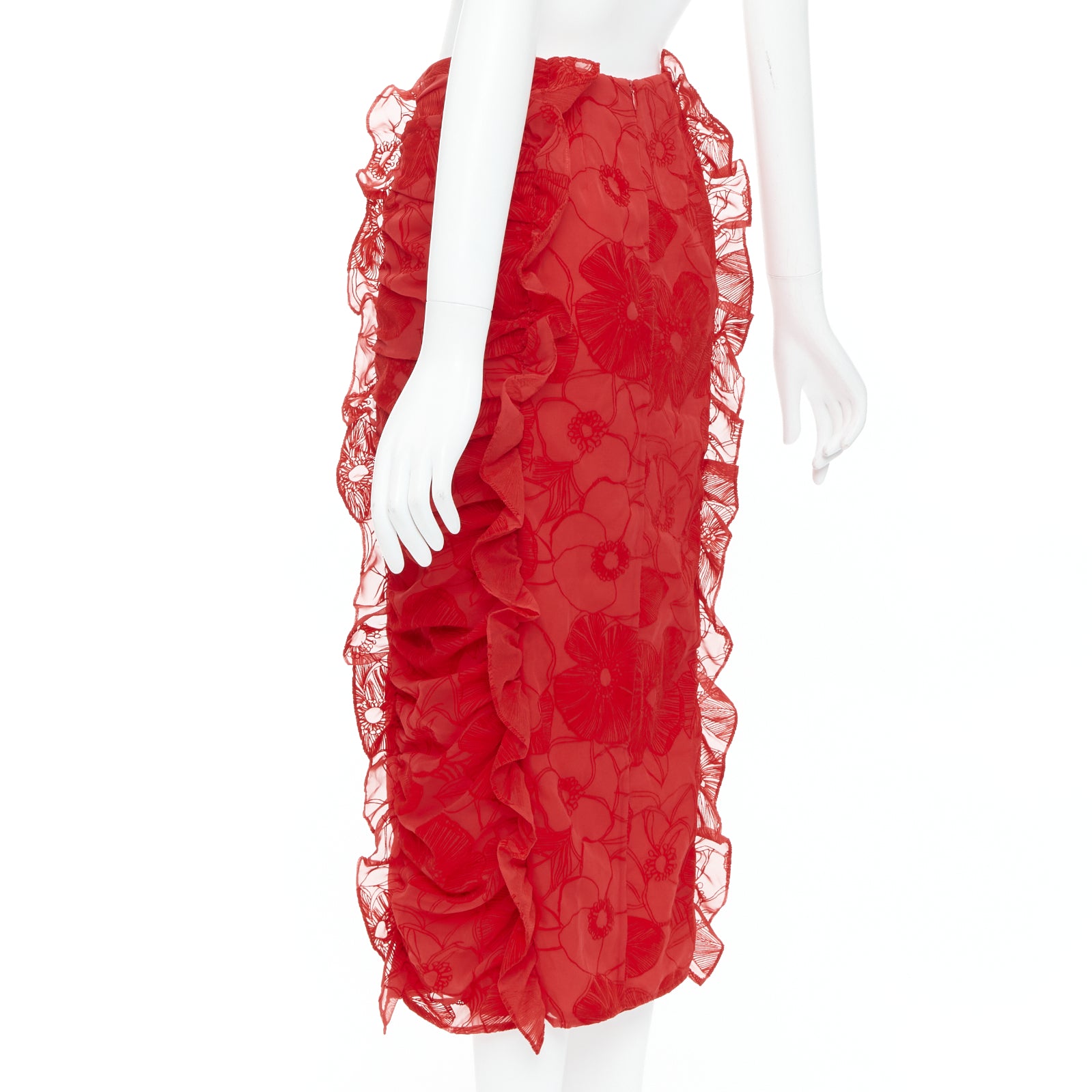 Mother Of Pearl Velvet Button Skirt - Detail 1