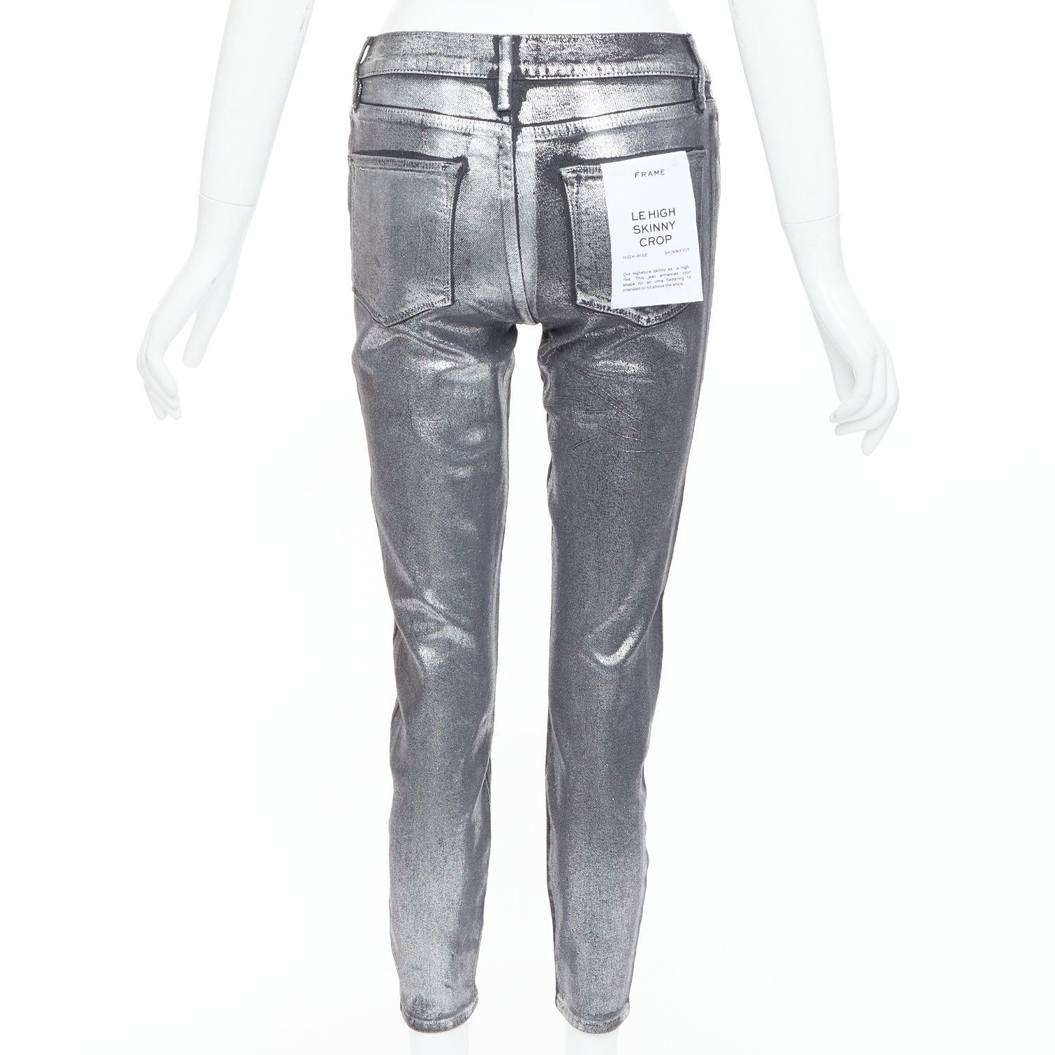 Frame Le High Skinny Crop - Side view