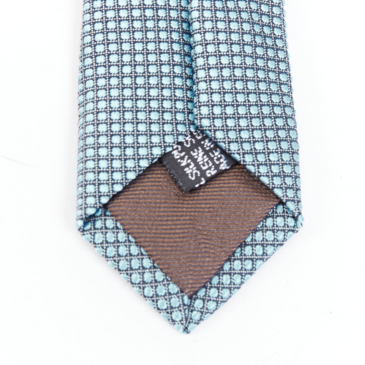 Patek Philippe Grid Jacquard Tie - Detail 1