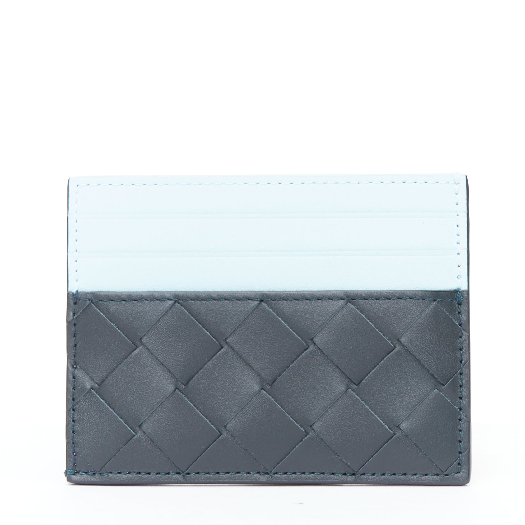 Bottega Veneta Blue Card Wallet