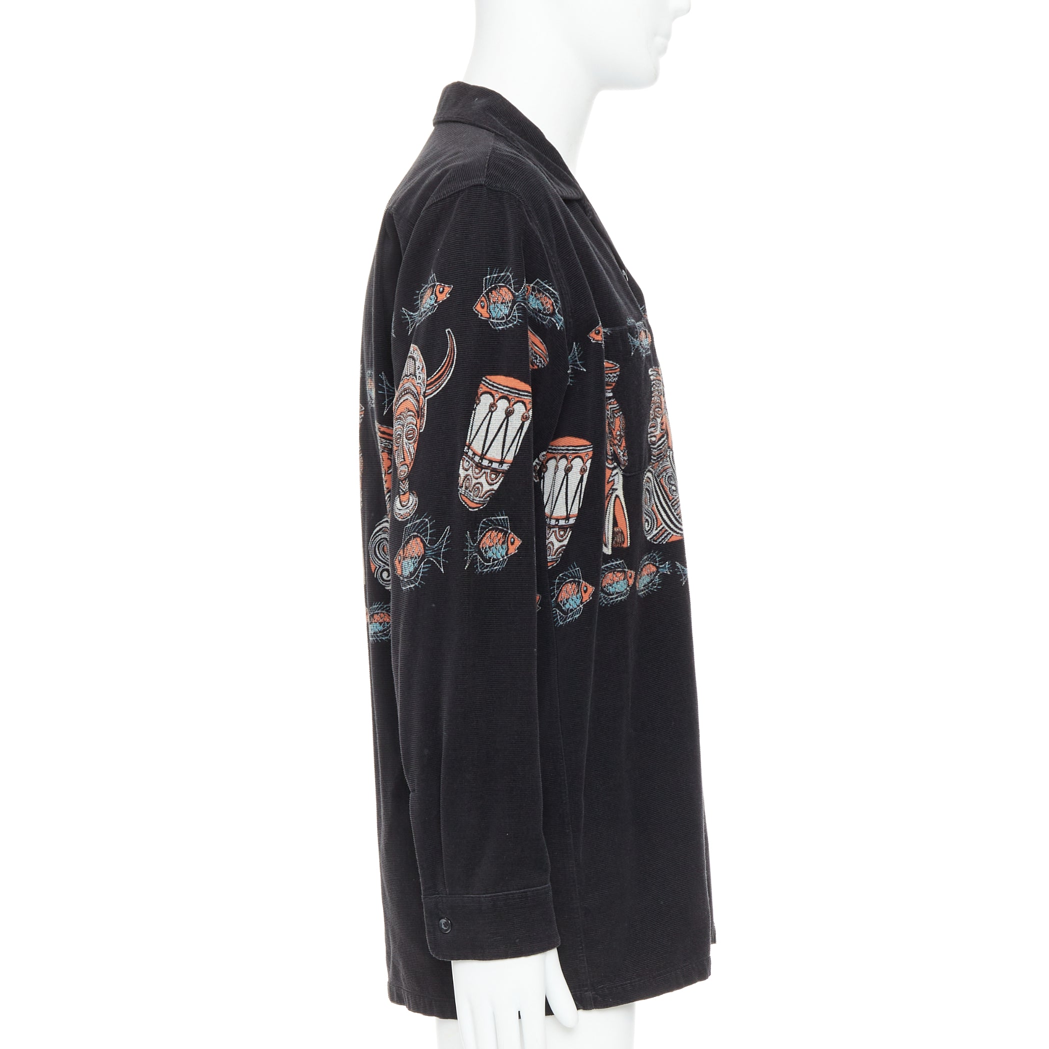 Beams Plus Ethnic Print Overshirt - 4