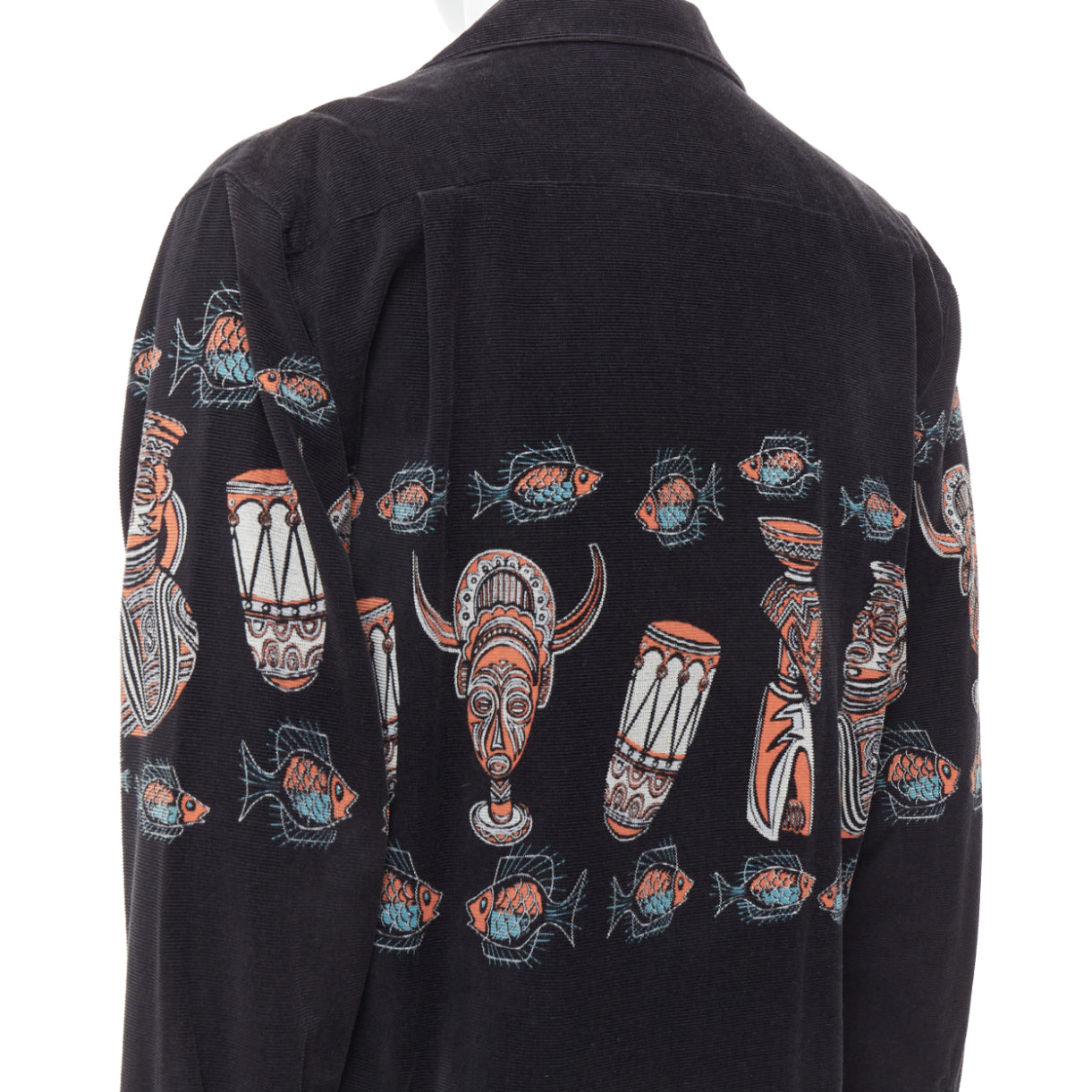 Beams Plus Ethnic Print Overshirt - Detail 2