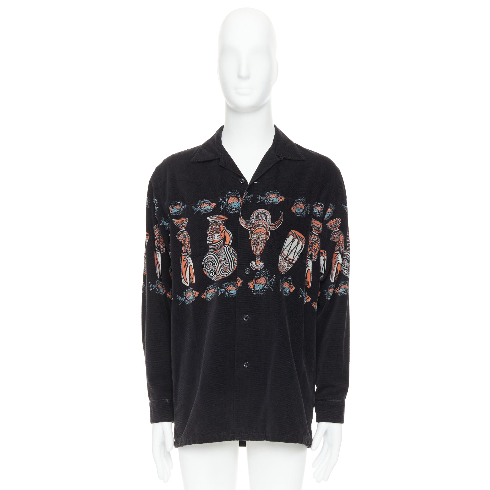 Beams Plus Ethnic Print Overshirt - Image 11