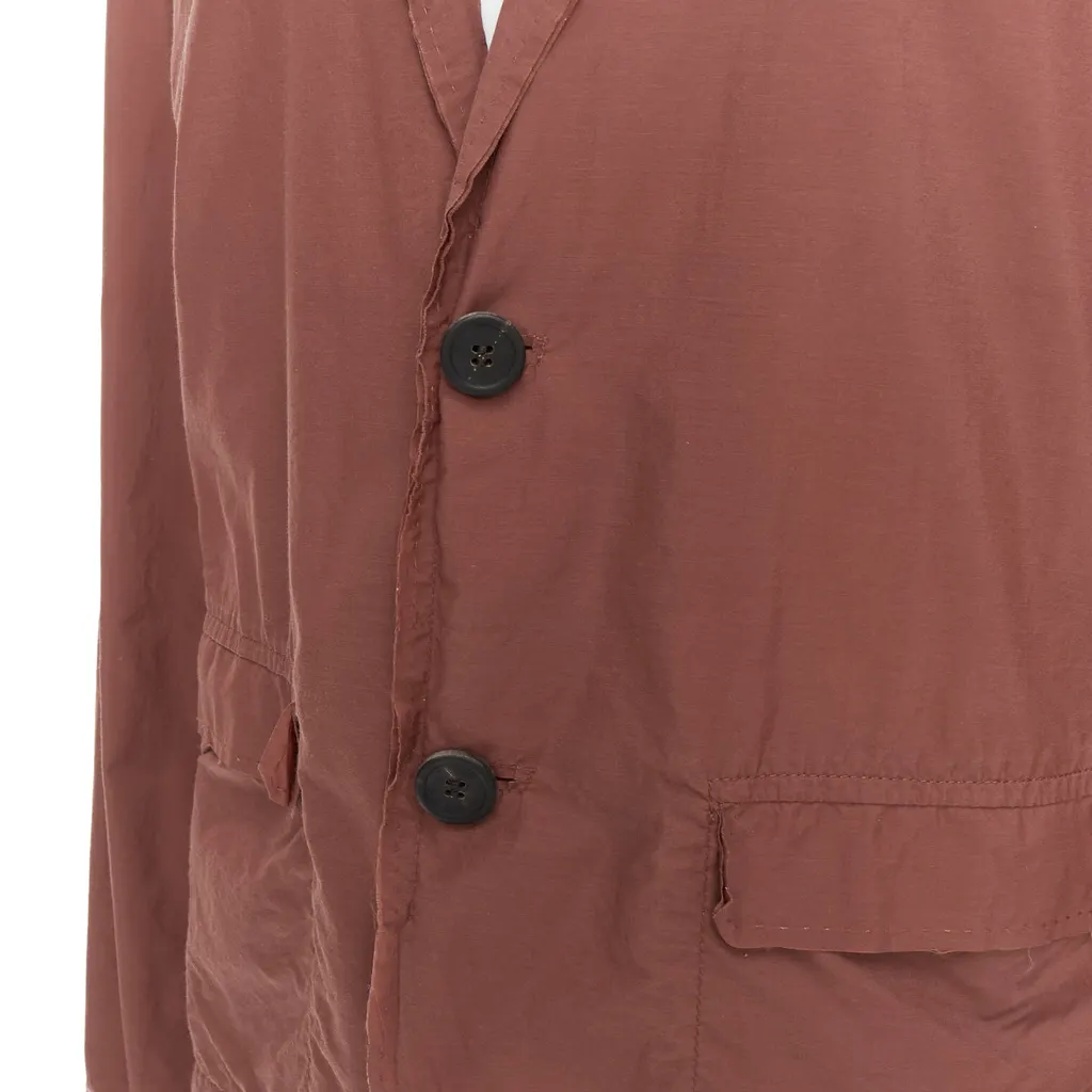 Lanvin Raw Edge Blazer Red Very good - Back View