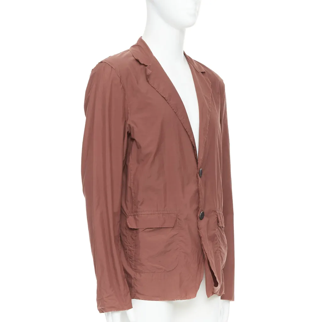 Lanvin Raw Edge Blazer Red Very good - Inside View