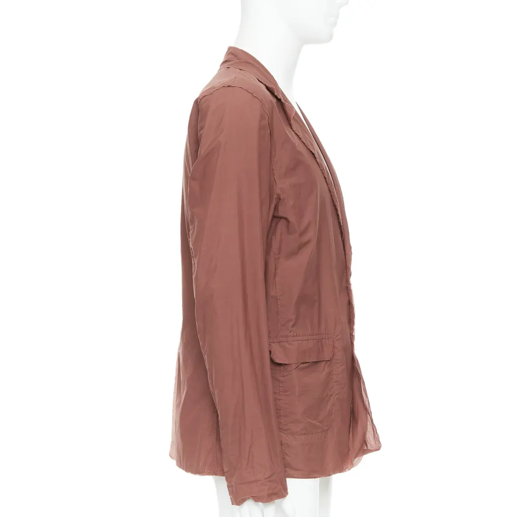Lanvin Raw Edge Blazer Red Very good - Model View