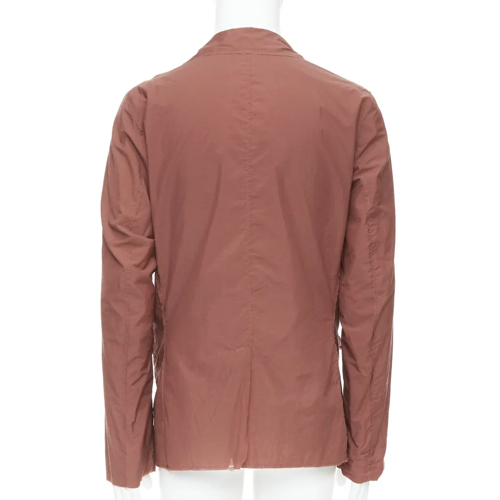 Lanvin Raw Edge Blazer Red Very good - Box View