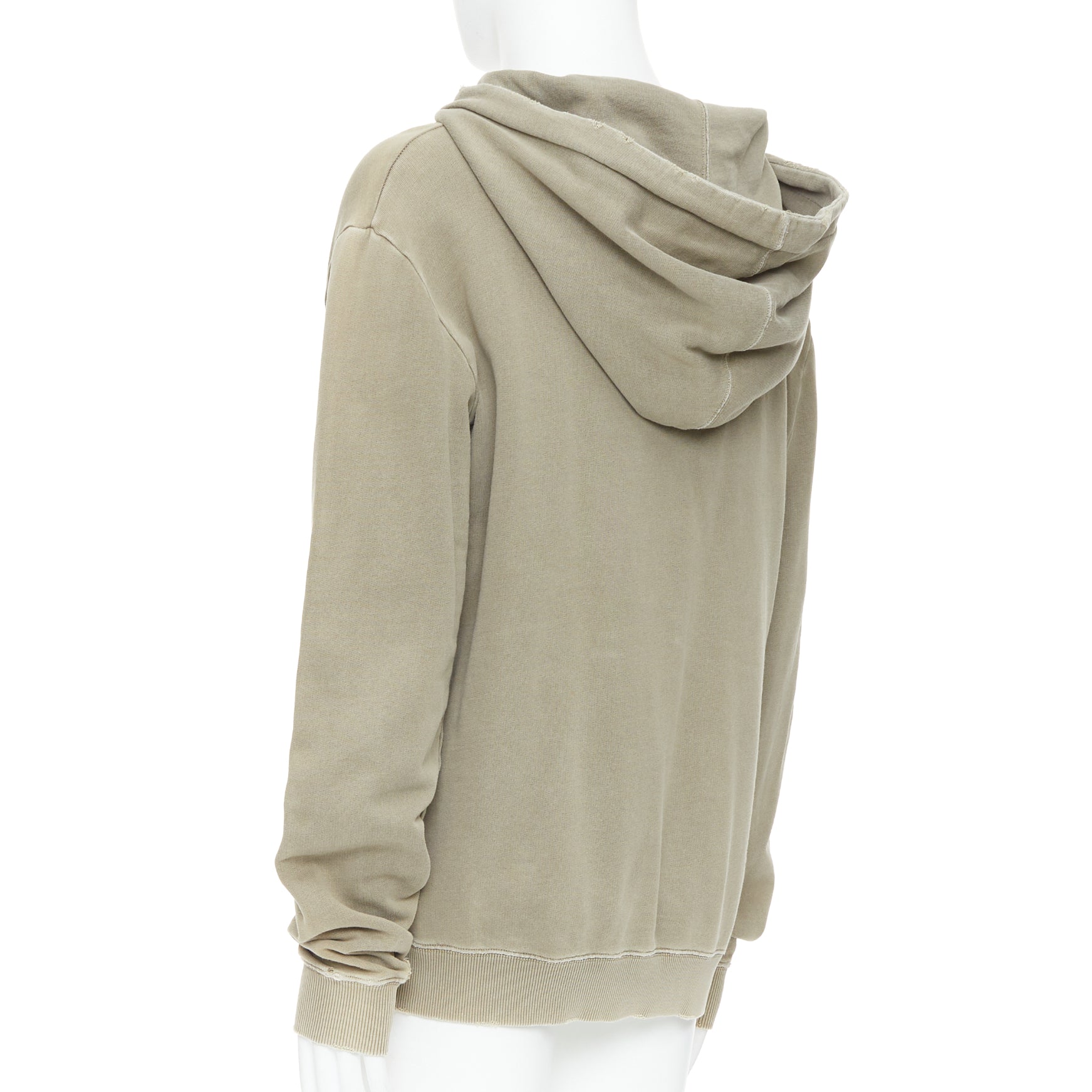 Saint Laurent Washed Logo Hoodie - Detail 1