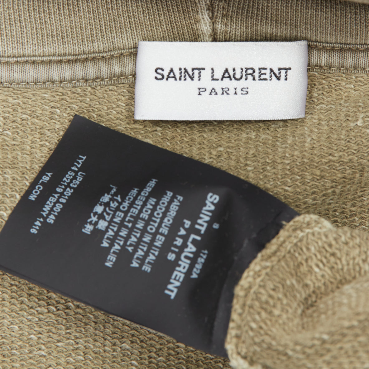 Saint Laurent Washed Logo Hoodie - Image 10