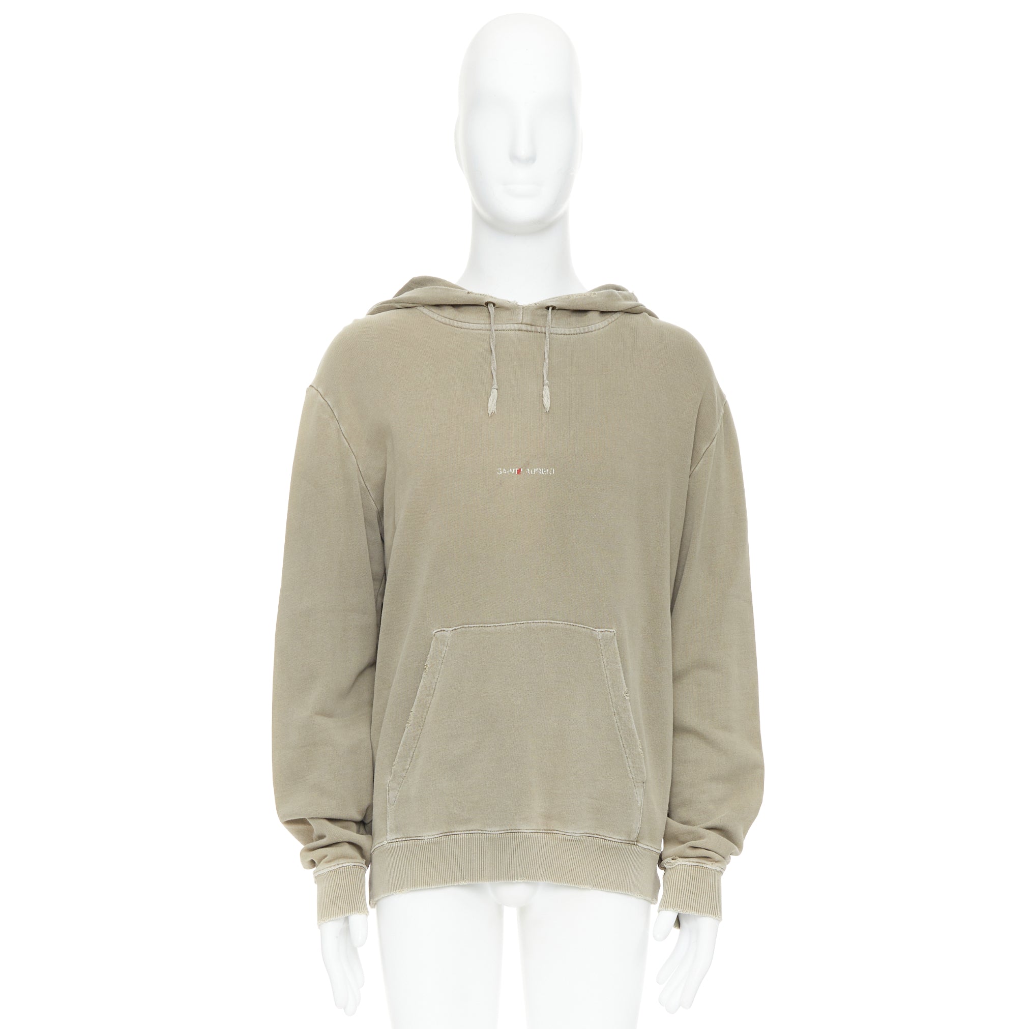 Saint Laurent Washed Logo Hoodie - Image 11