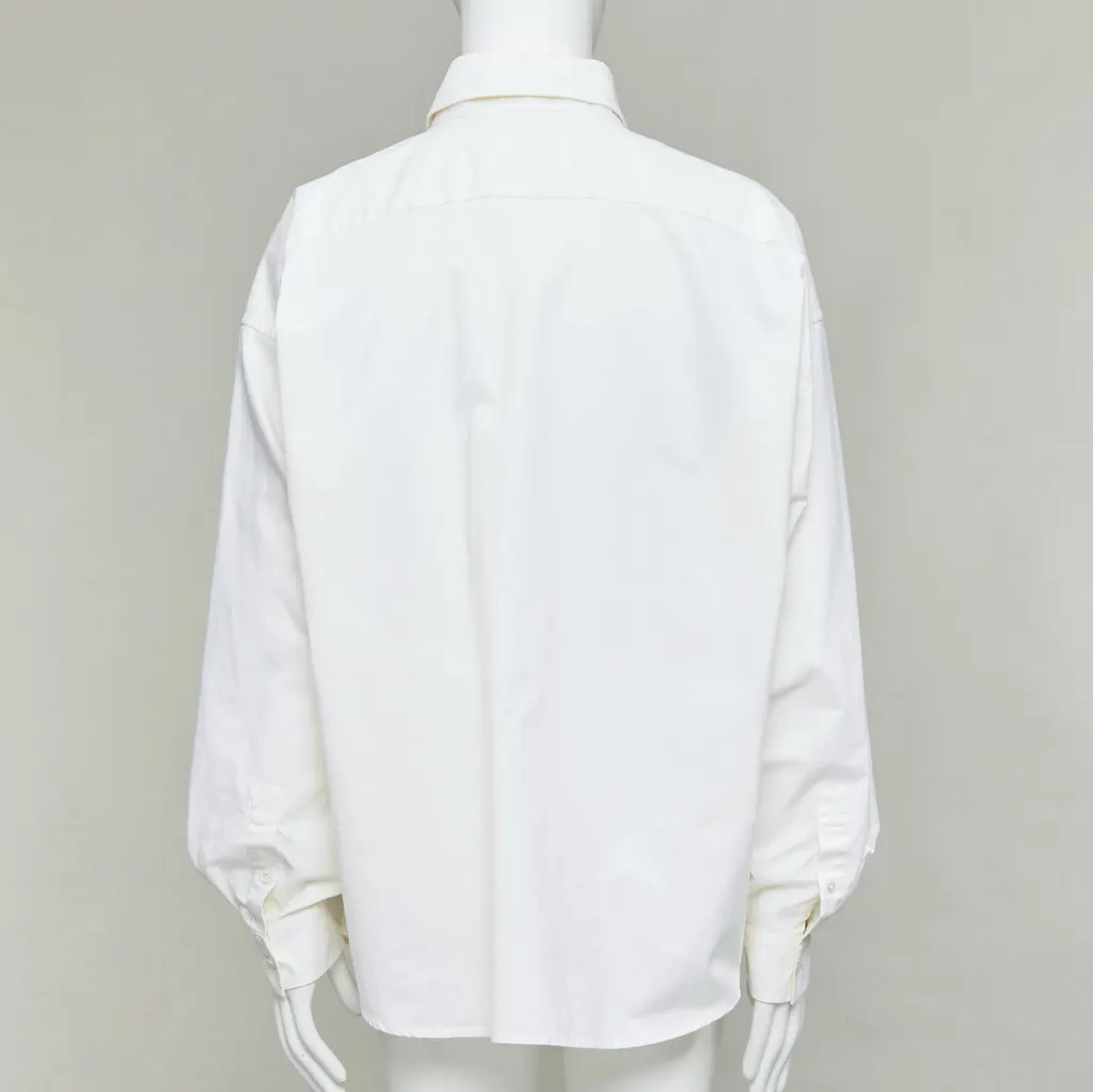 Acne Studios Cocoon Shirt Beige Cotton Very good - Box View