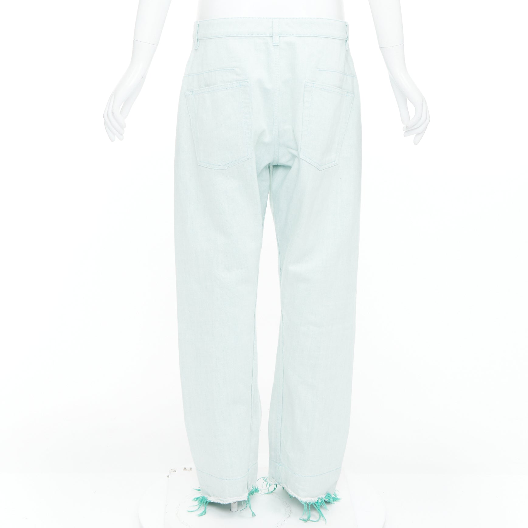 Jil Sander Yellow Belted Pants - Side view