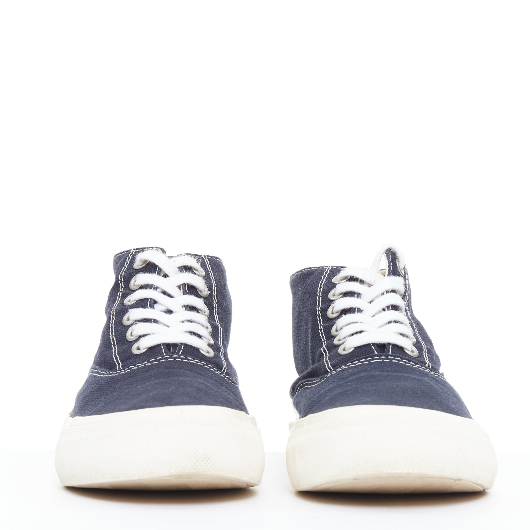 Comme Des Garcons Canvas Skate Sneakers - Image 6