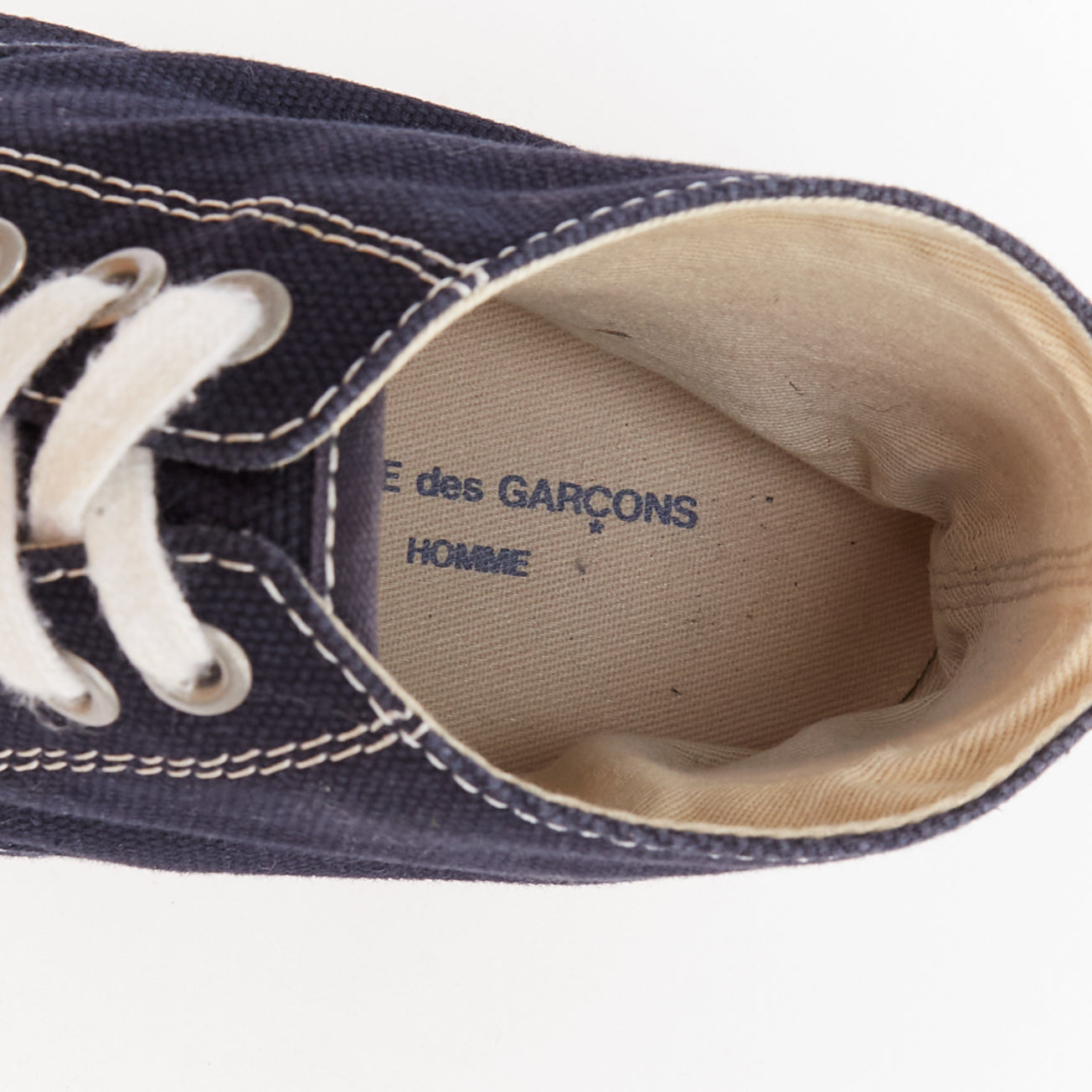 Comme Des Garcons Canvas Skate Sneakers - Image 11