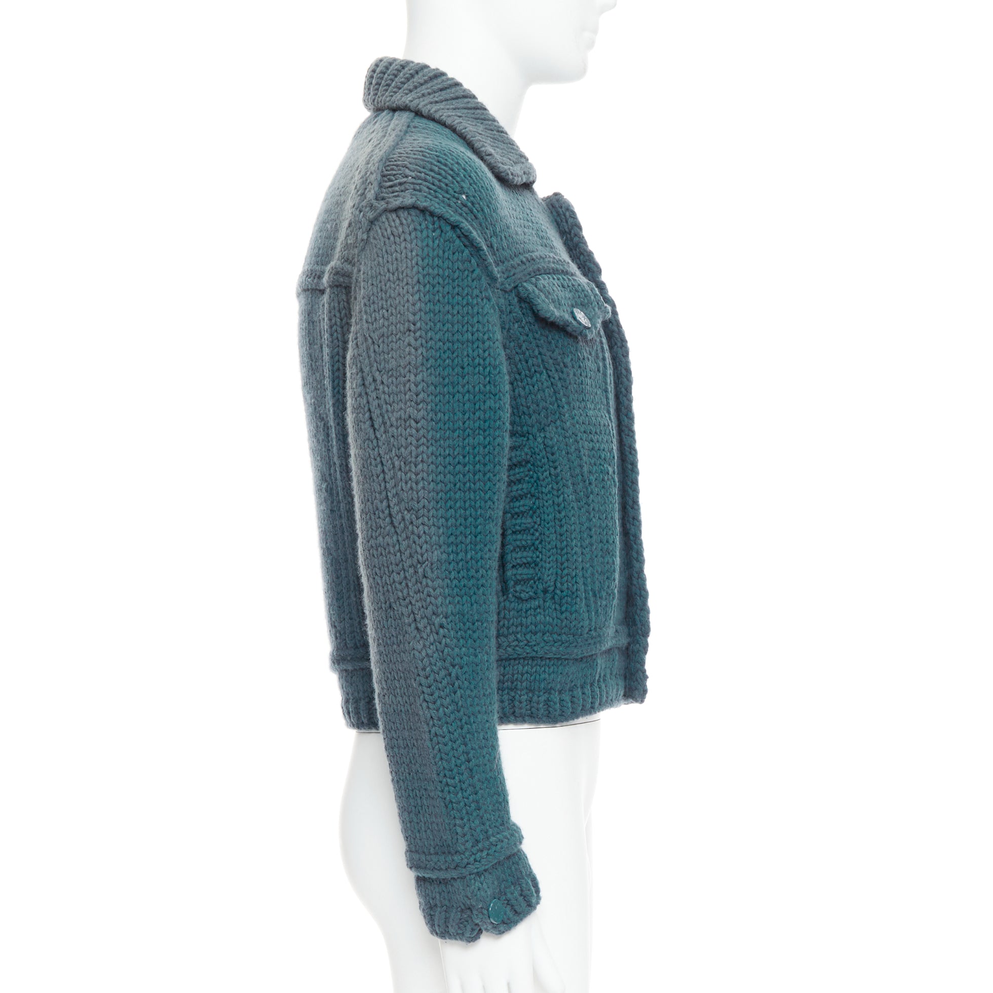 Louis Vuitton Chunky Knit Jacket - Side view