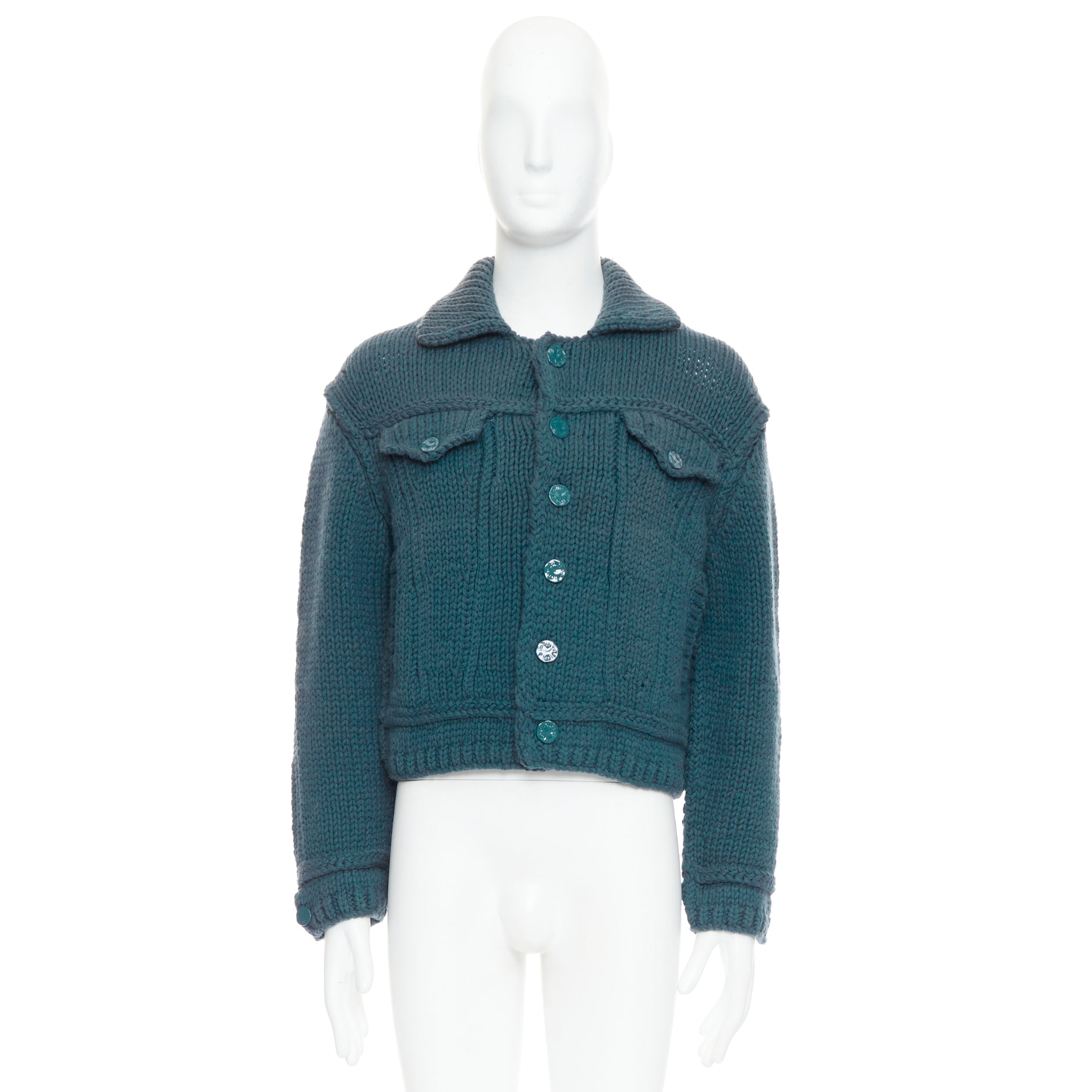 Louis Vuitton Chunky Knit Jacket - Image 12