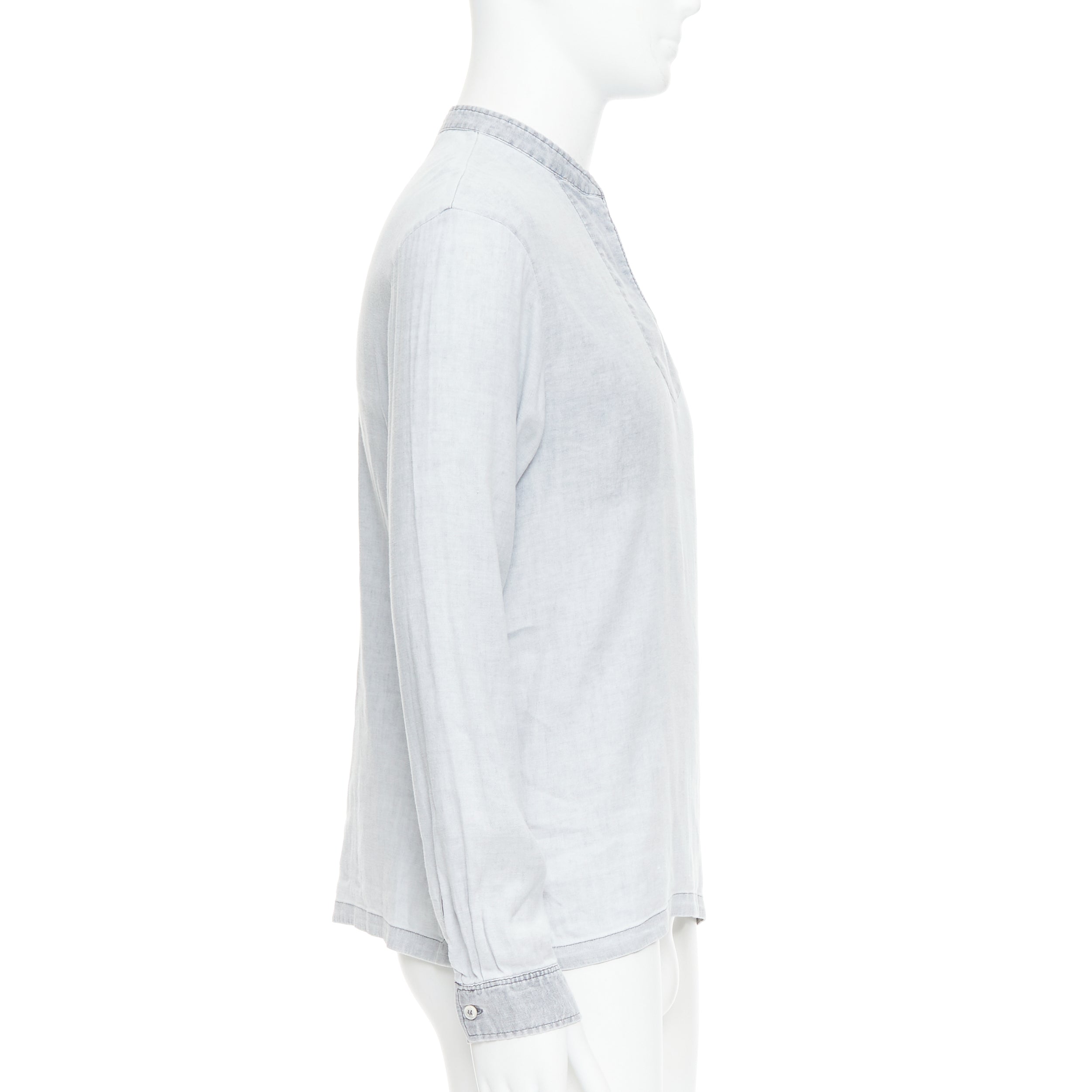 Apc Linen Distressed Shirt - 4