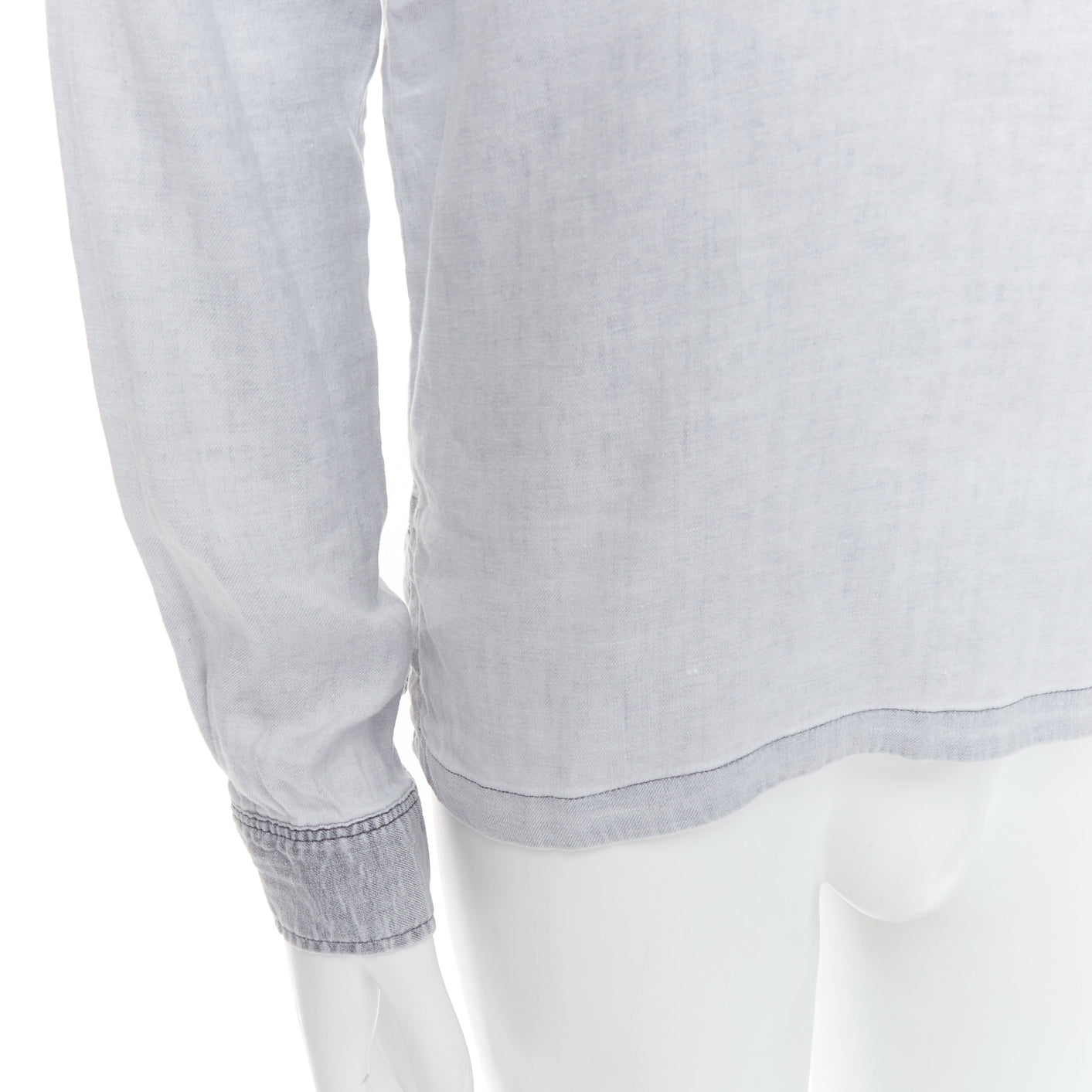 Apc Linen Distressed Shirt - Detail 2