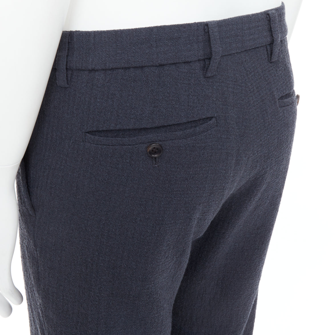 Issey Miyake Contrast Joggers - Back view