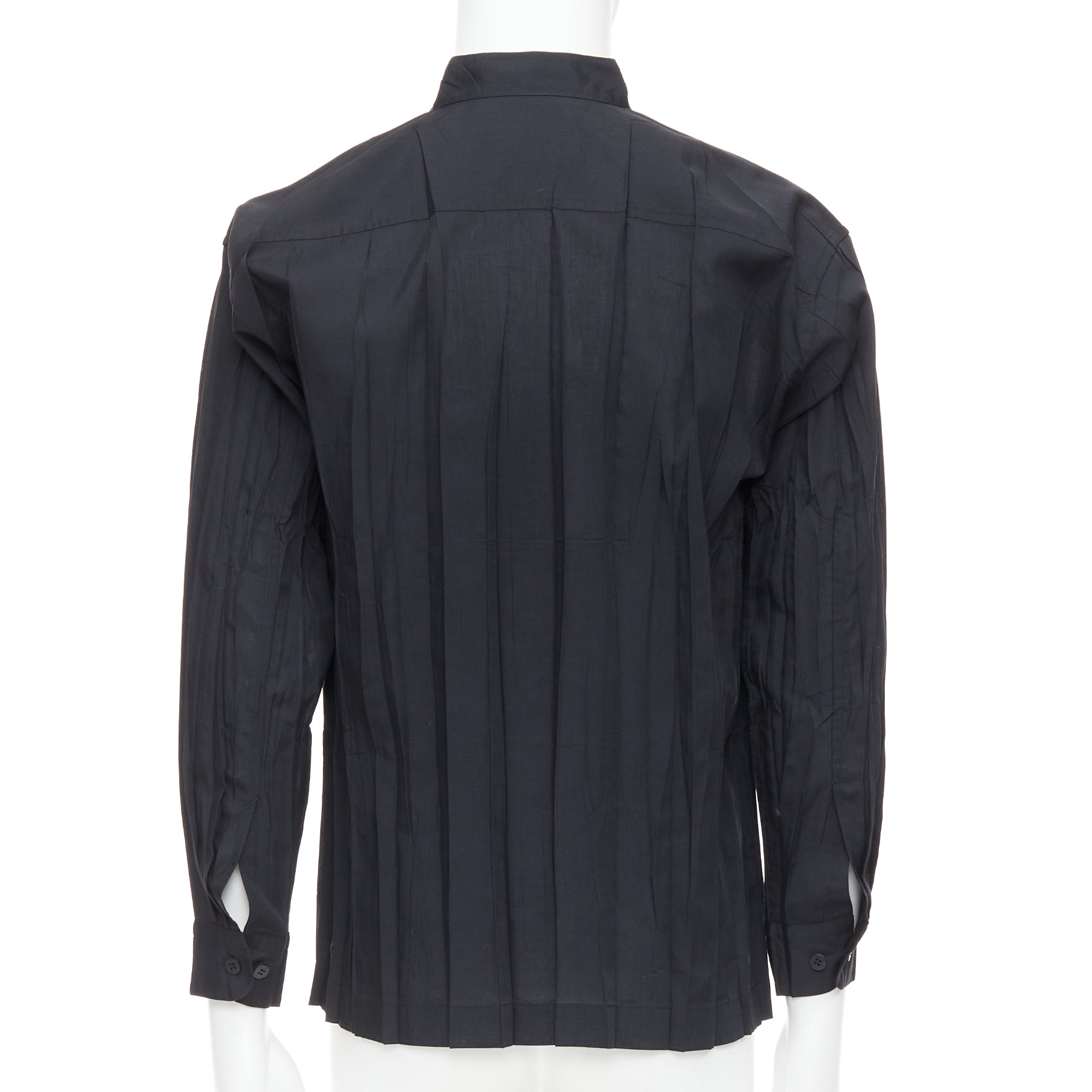 Issey Miyake Pleated Button Shirt - Side view