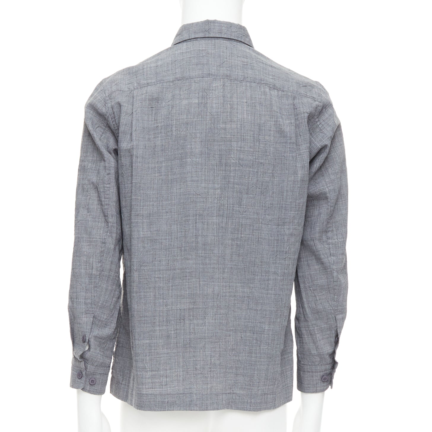 Issey Miyake Crinkled Shirt Top - Side view