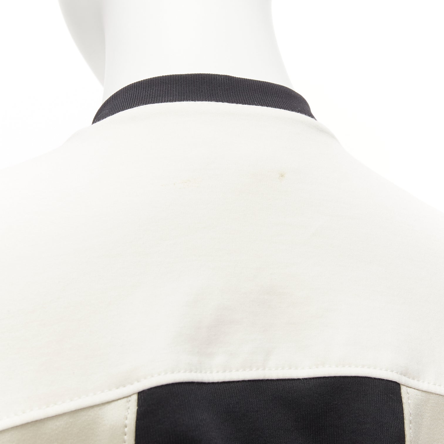 Helmut Lang Beige Color Blocked Bomber - Image 10