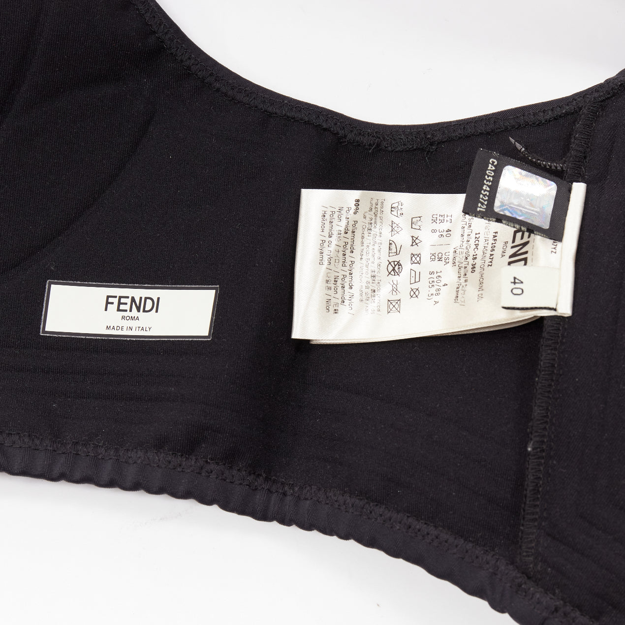 Fendi FF Logo Bra Top - Image 10