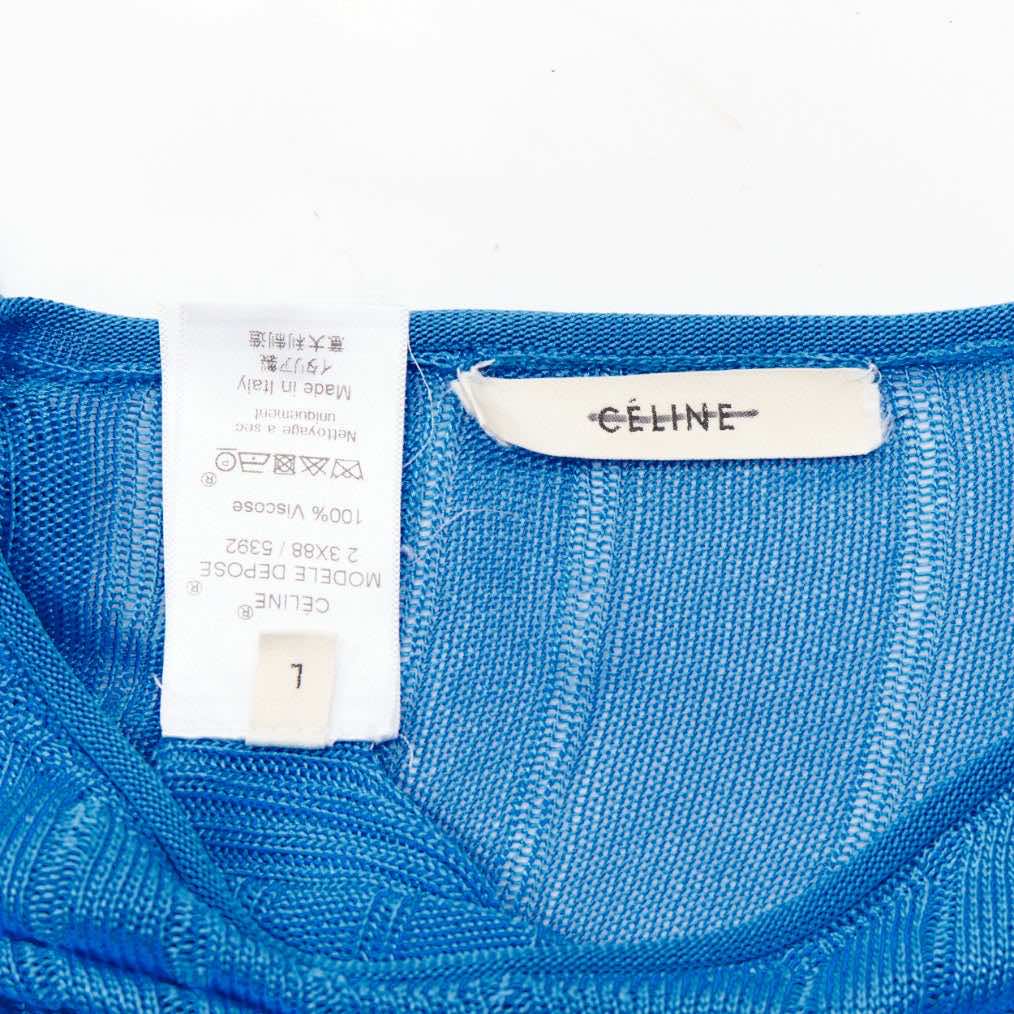 Celine Sheer Ribbed Sweater - Image 10