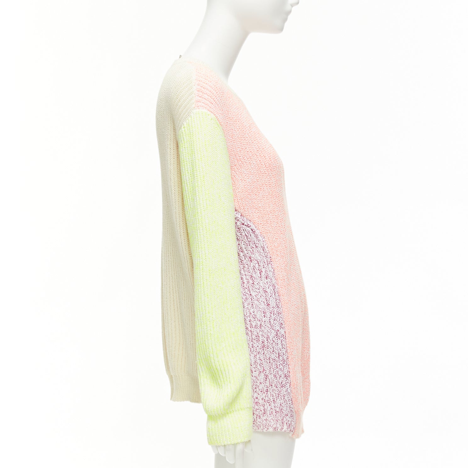 Stella Mccartney Neon Oversized Sweater - 4