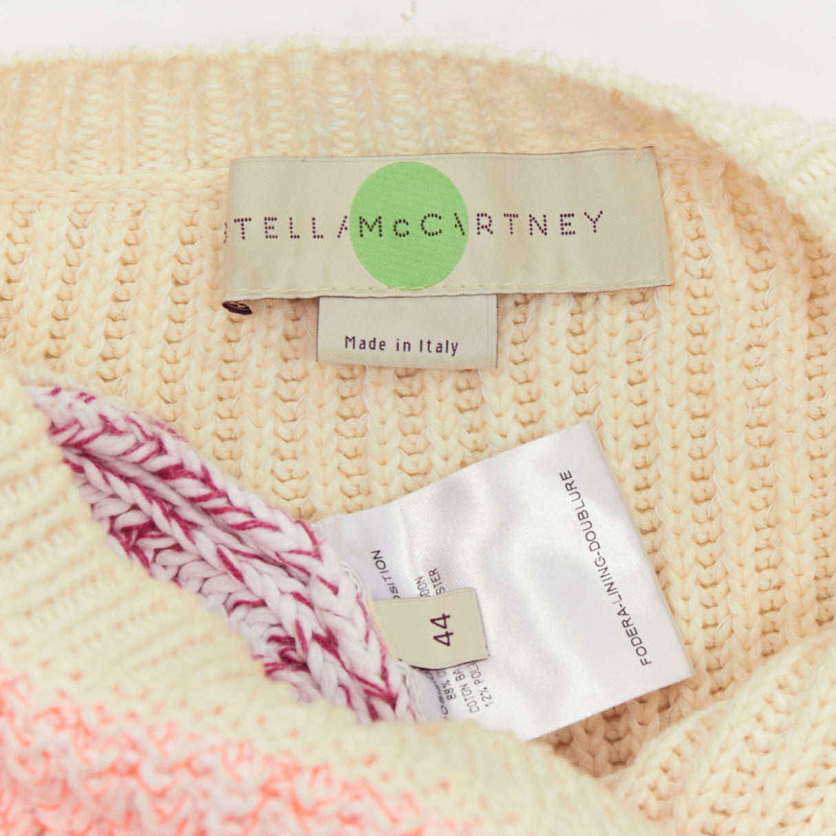 Stella Mccartney Neon Oversized Sweater - Image 10