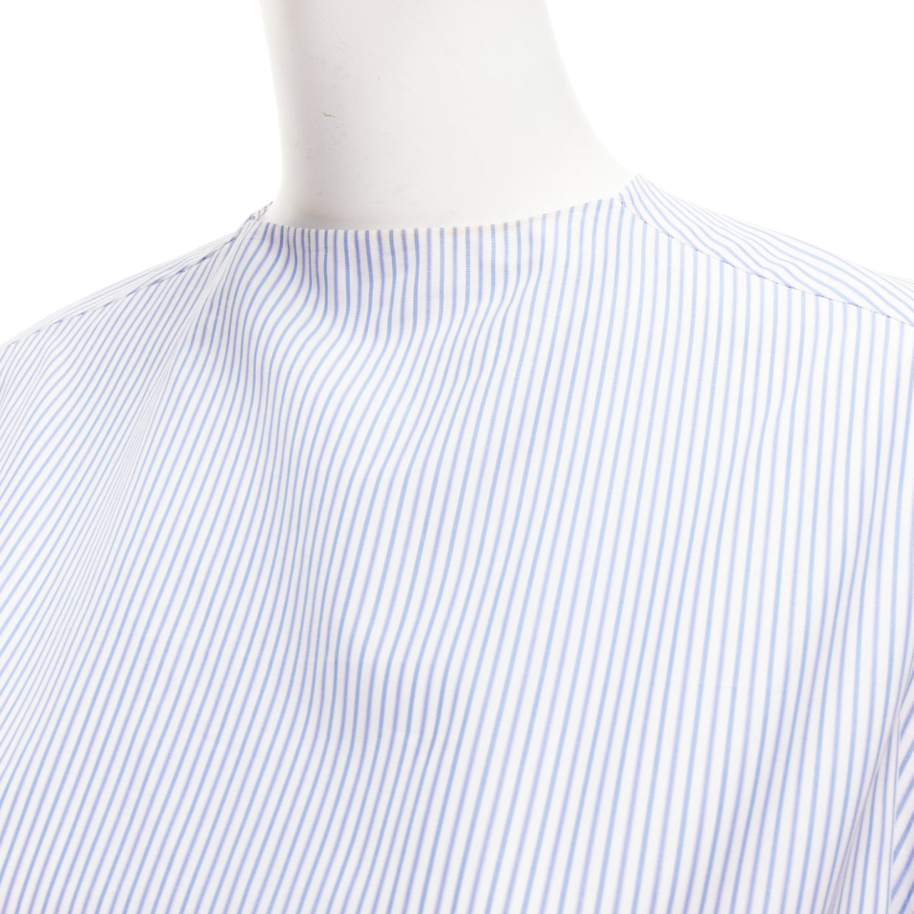 Marine Serre Pinstriped Peplum Top - Detail 2