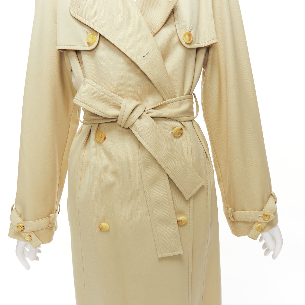 Gabriela Hearst Wool Silk Pleats Trench - Image 11