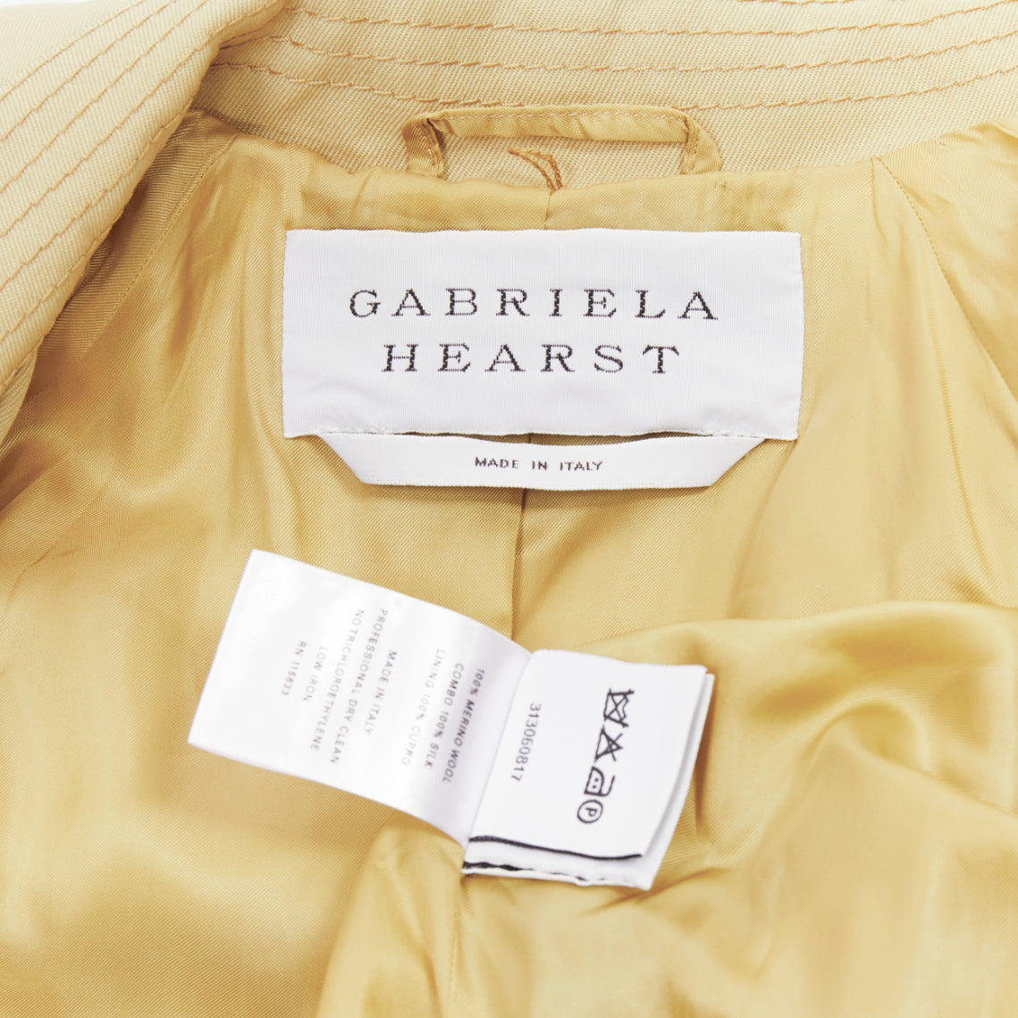 Gabriela Hearst Wool Silk Pleats Trench - Image 12