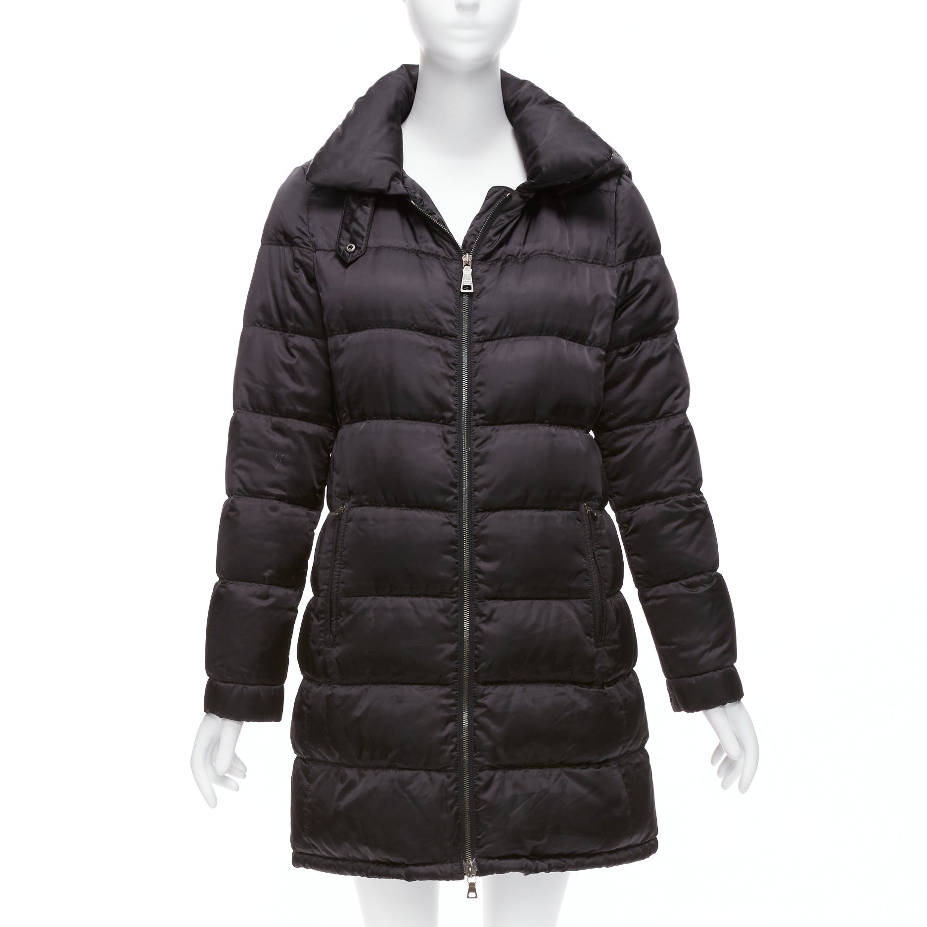 Prada Black Quilted Puffer Coat