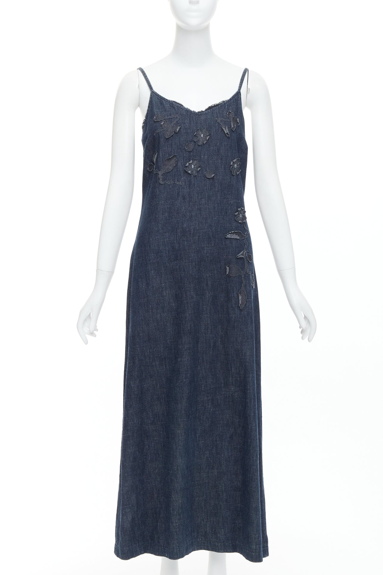 Fendi Denim Floral Dress