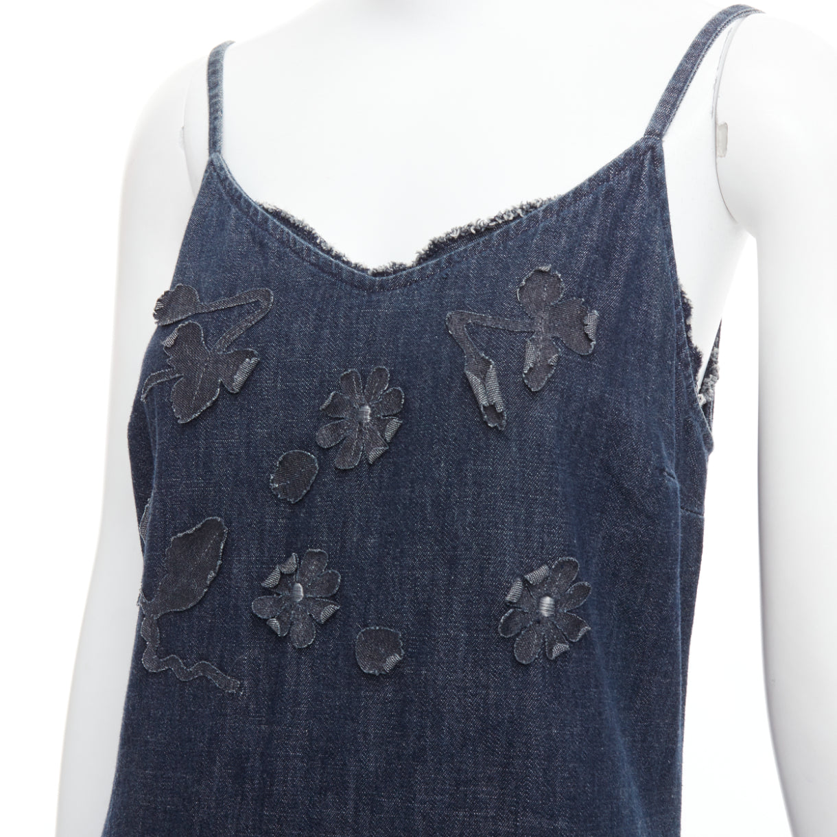 Fendi Denim Floral Dress - Back view