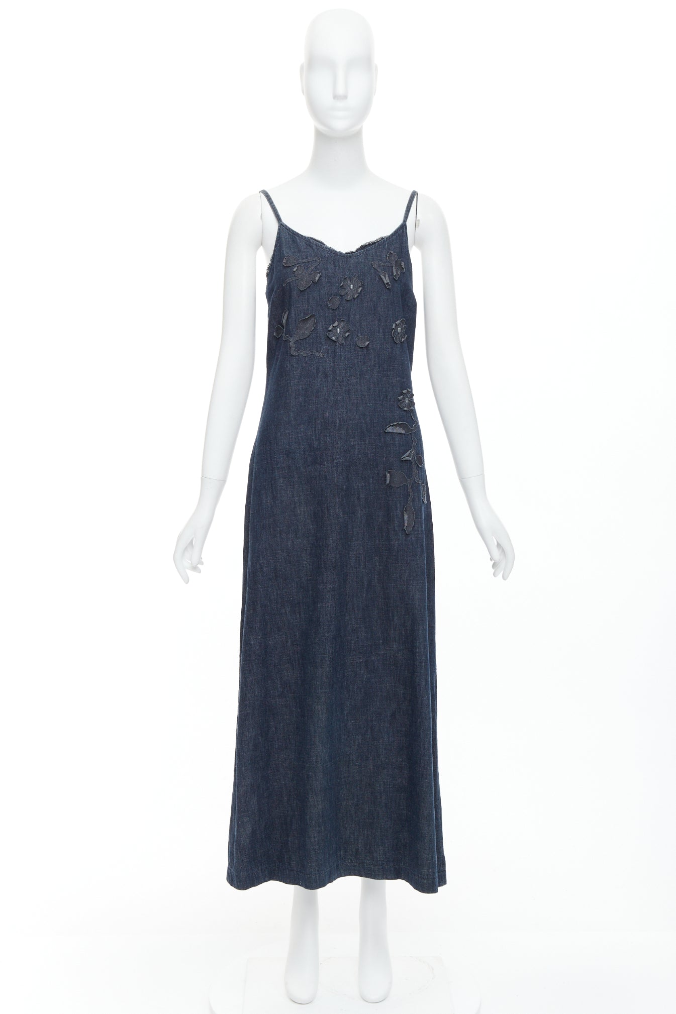 Fendi Denim Floral Dress - Image 11