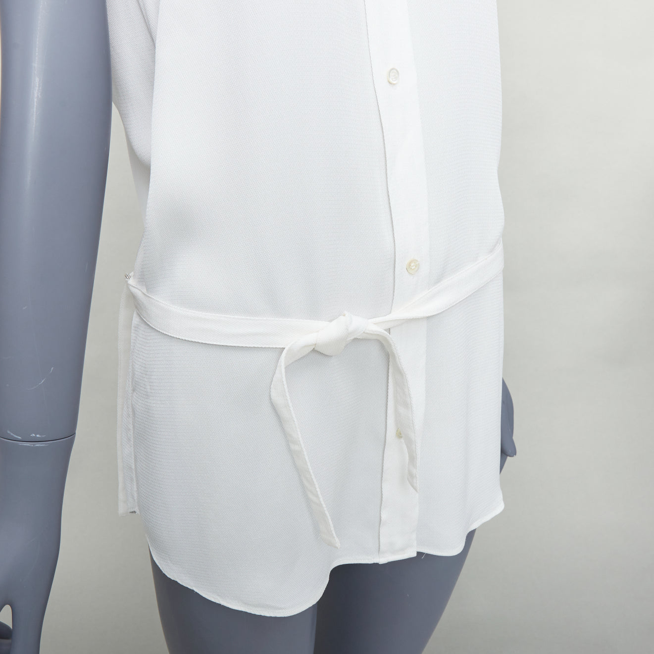 Helmut Lang Tie Front Vest - Detail 2