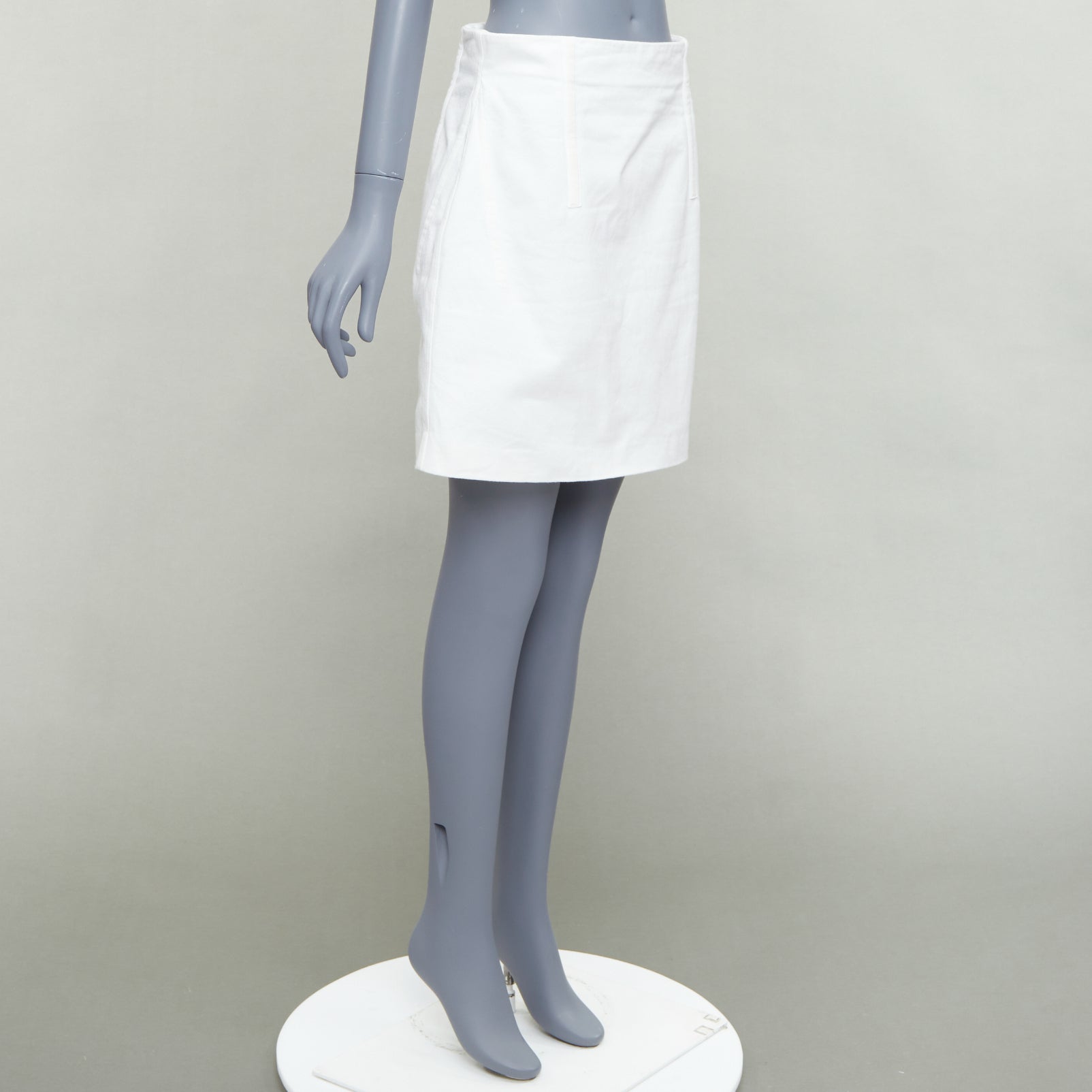 Prada Lace Denim Skirt - Image 6