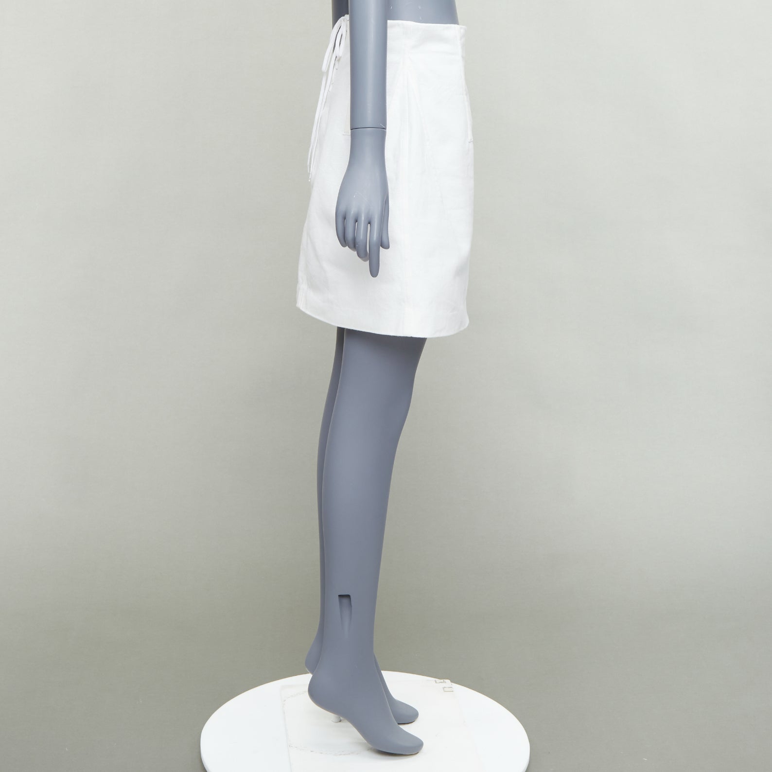 Prada Lace Denim Skirt - 4