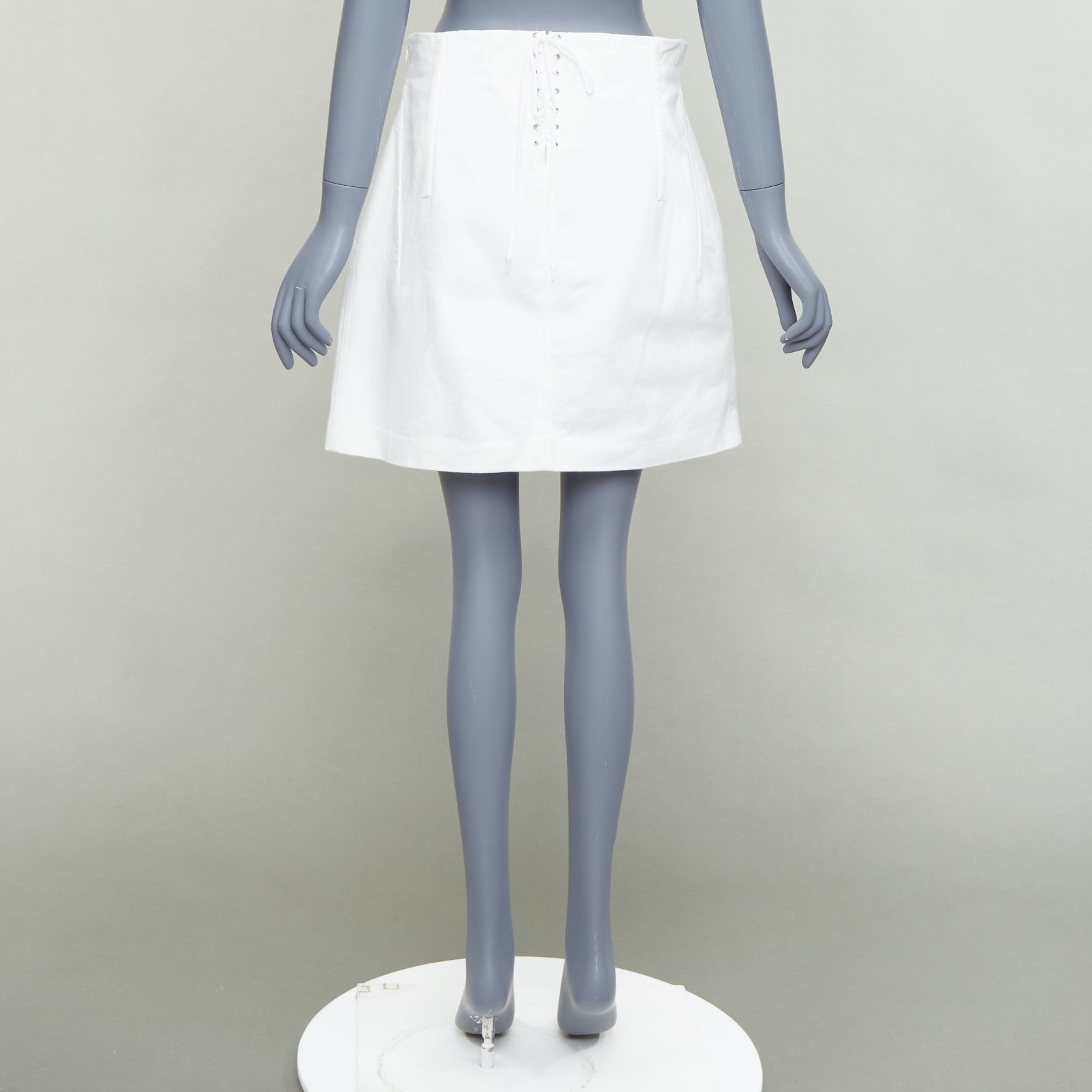 Prada Lace Denim Skirt - Side view